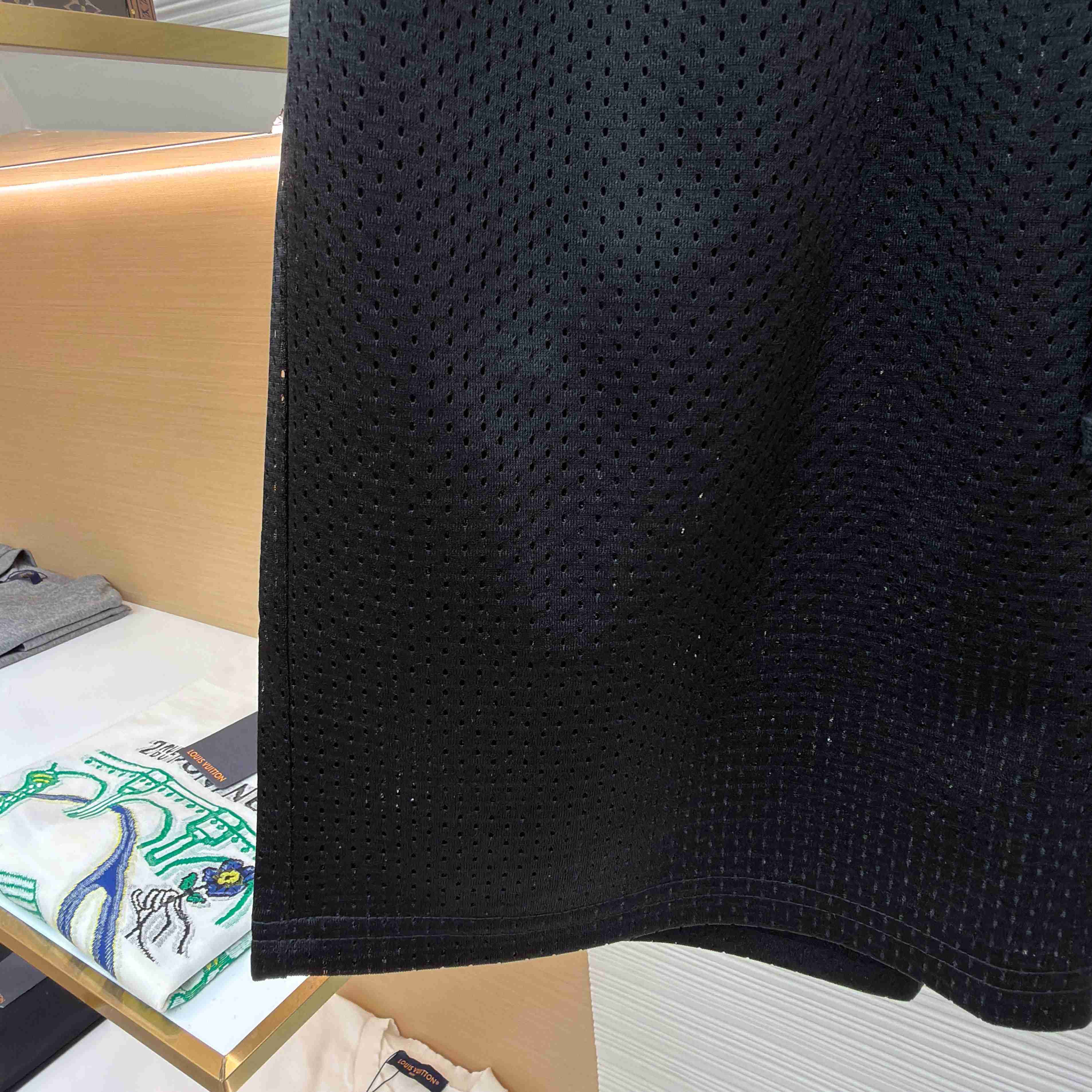 Chrome Hearts Mesh Varsity Shorts 'Black' - DopestKickz