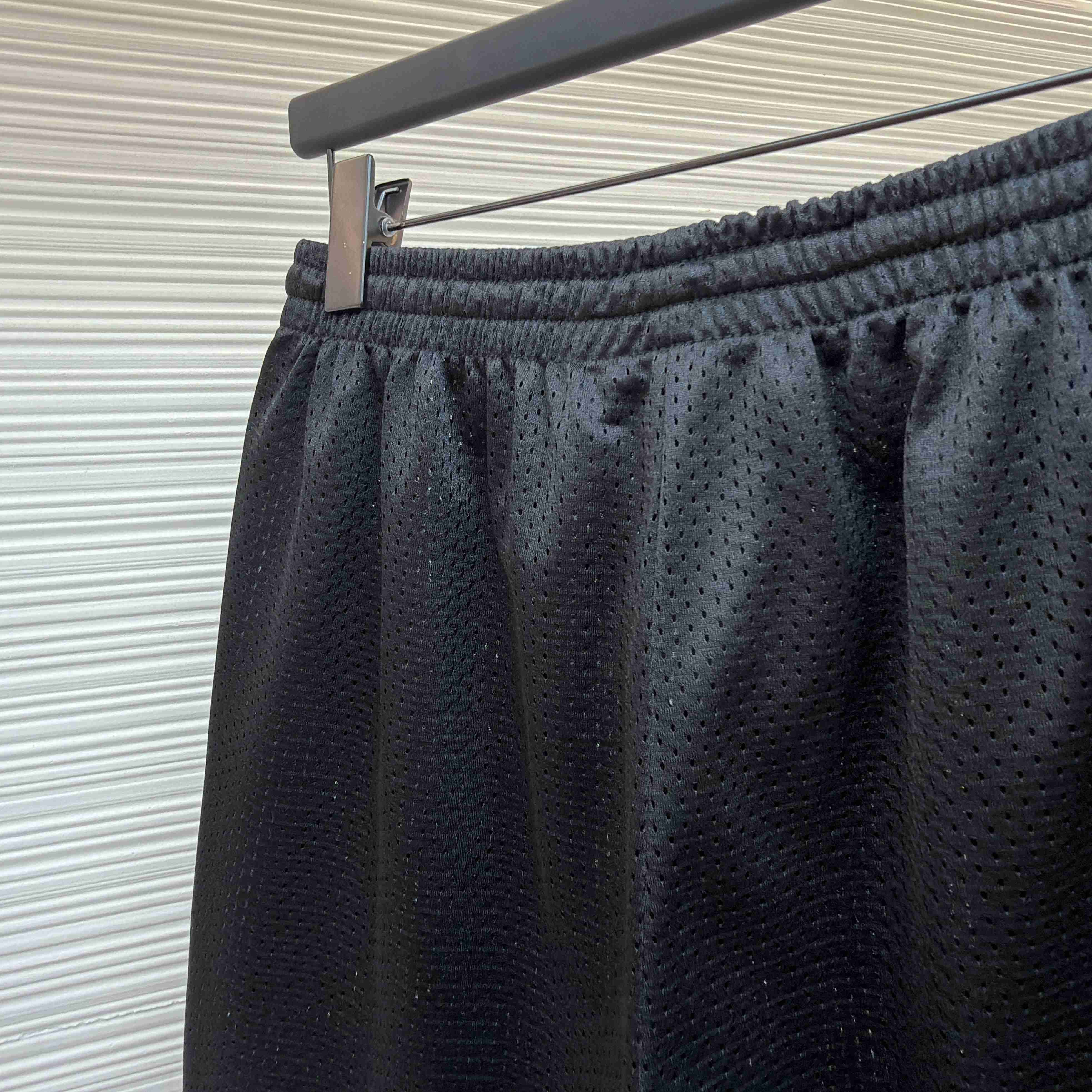 Chrome Hearts Mesh Varsity Shorts 'Black' - DopestKickz