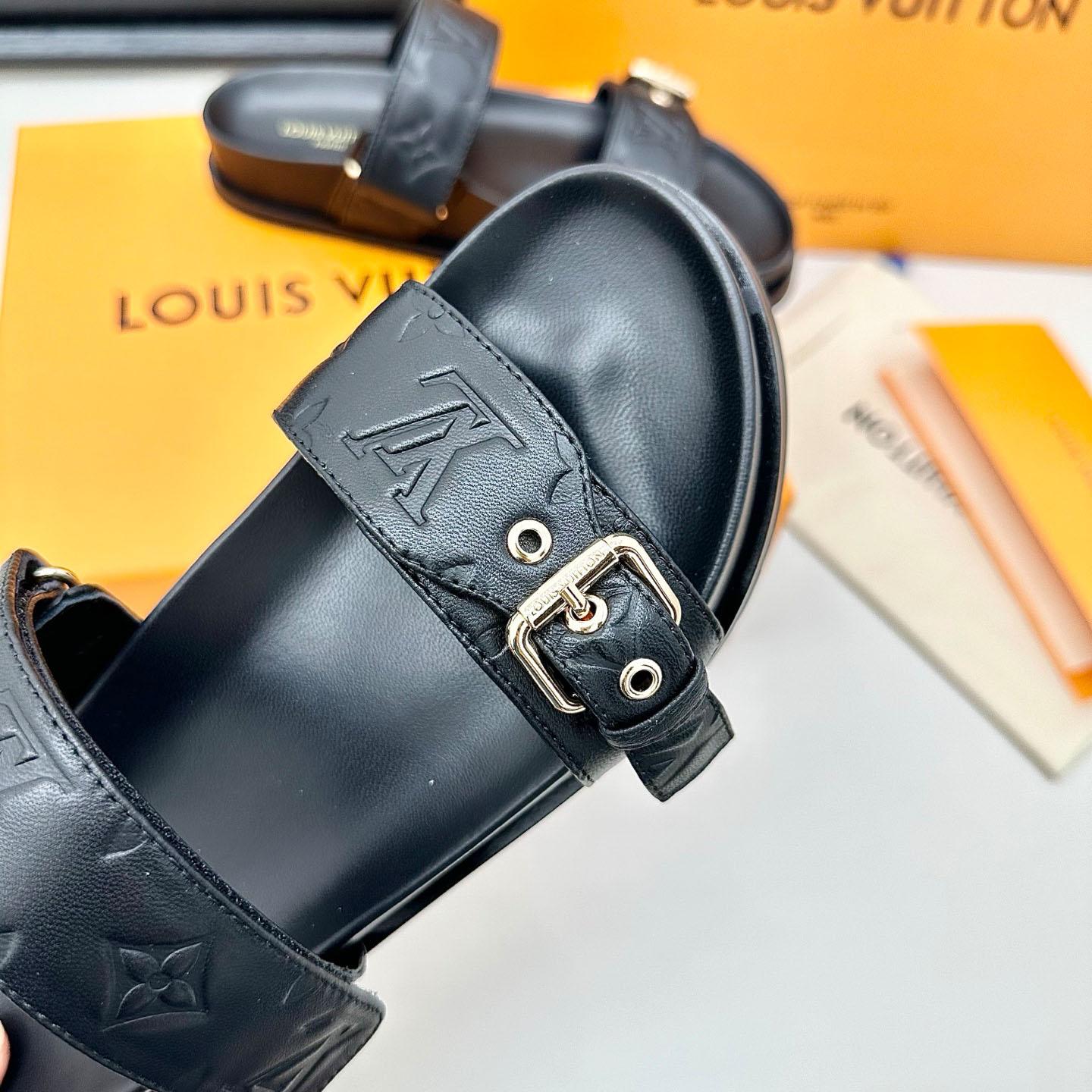Louis Vuitton Bom Dia Flat Comfort Mule 1ABVNF - DopestKickz