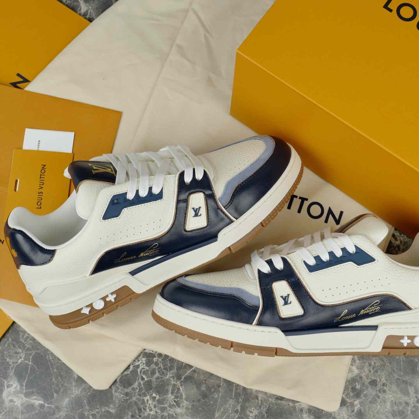 Louis Vuitton LV Trainer Sneaker 1AKB96 - DopestKickz