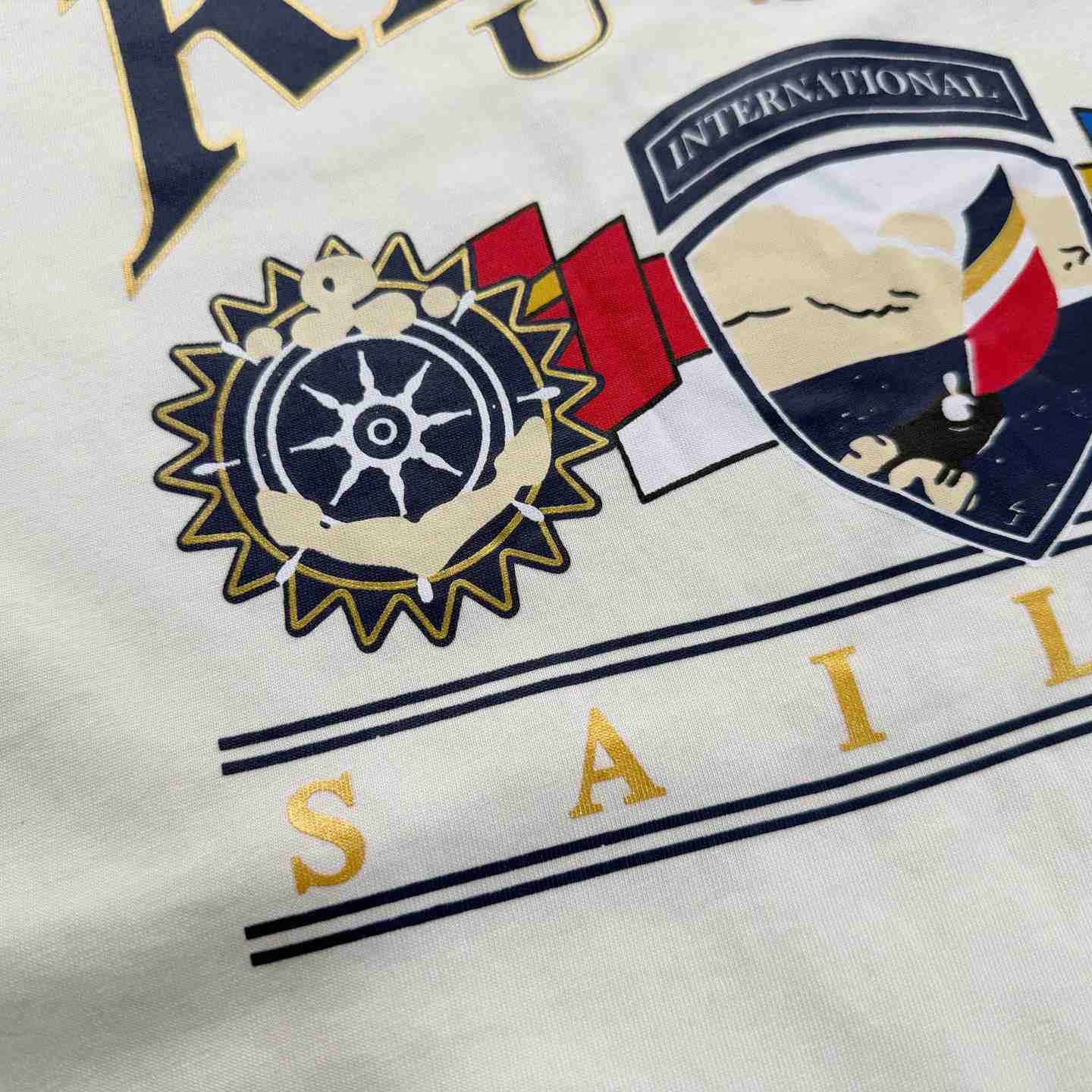 Rhude USA Sailing Icon T-shirt - DopestKickz
