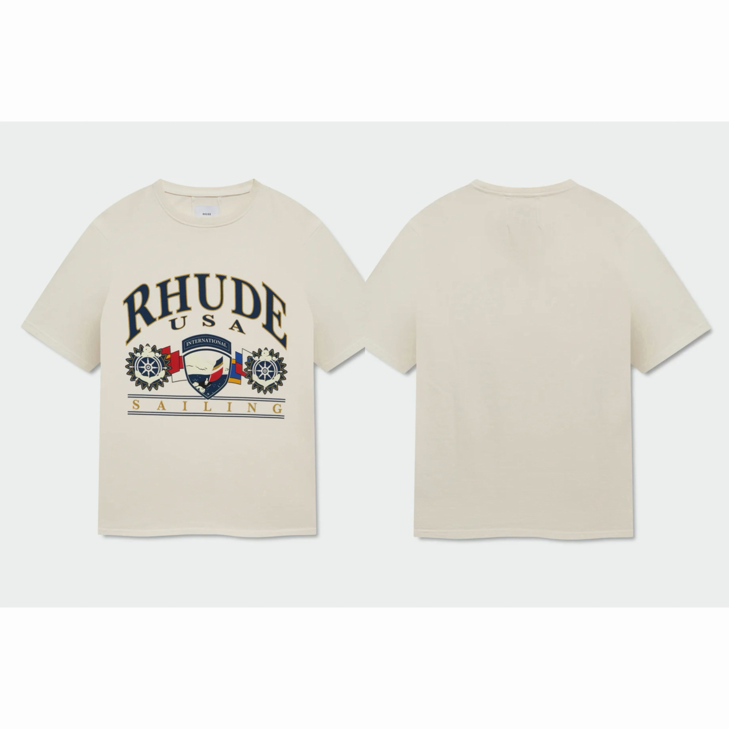 Rhude USA Sailing Icon T-shirt - DopestKickz