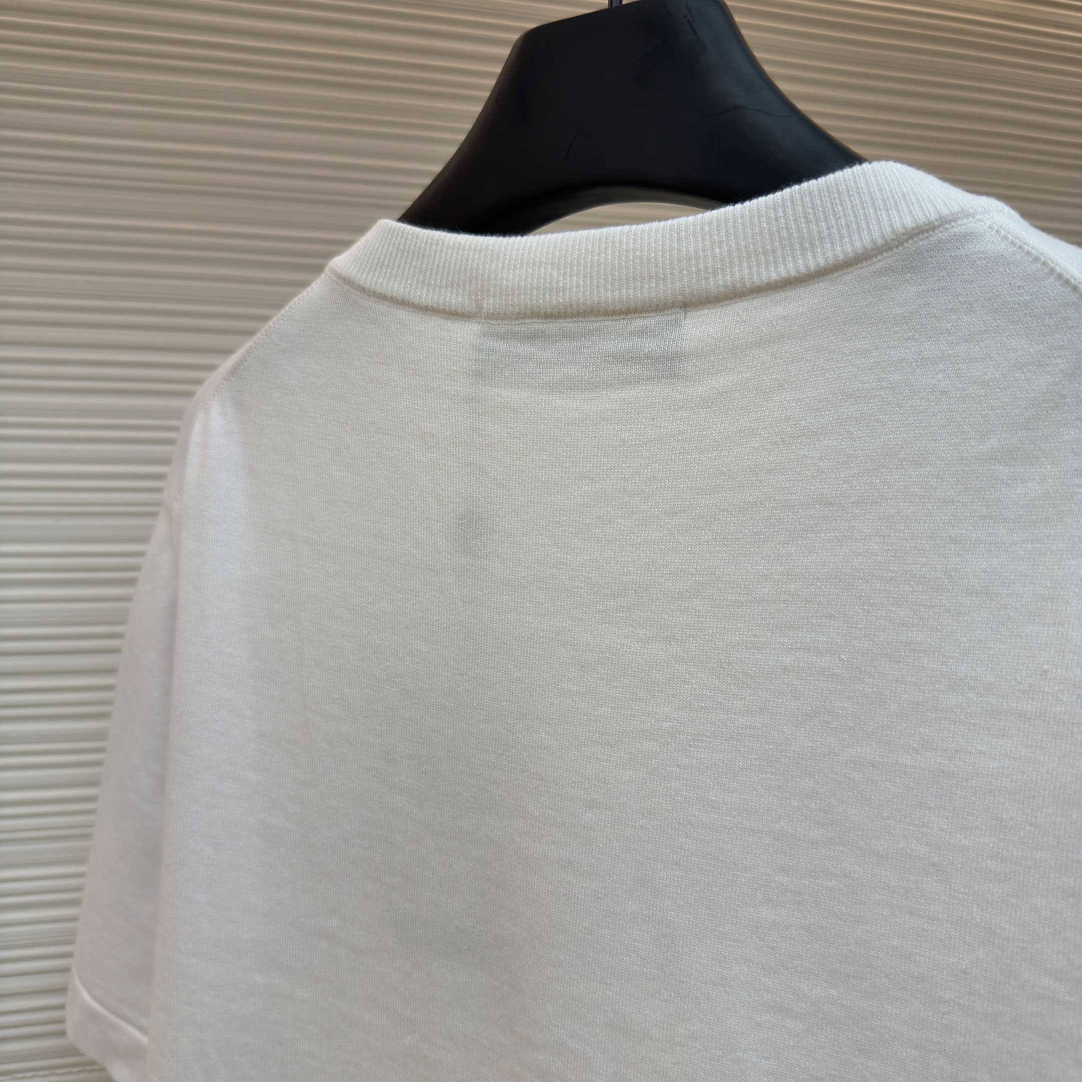 Louis Vuitton Short-Sleeved Crewneck With Signature 1AK70O - DopestKickz