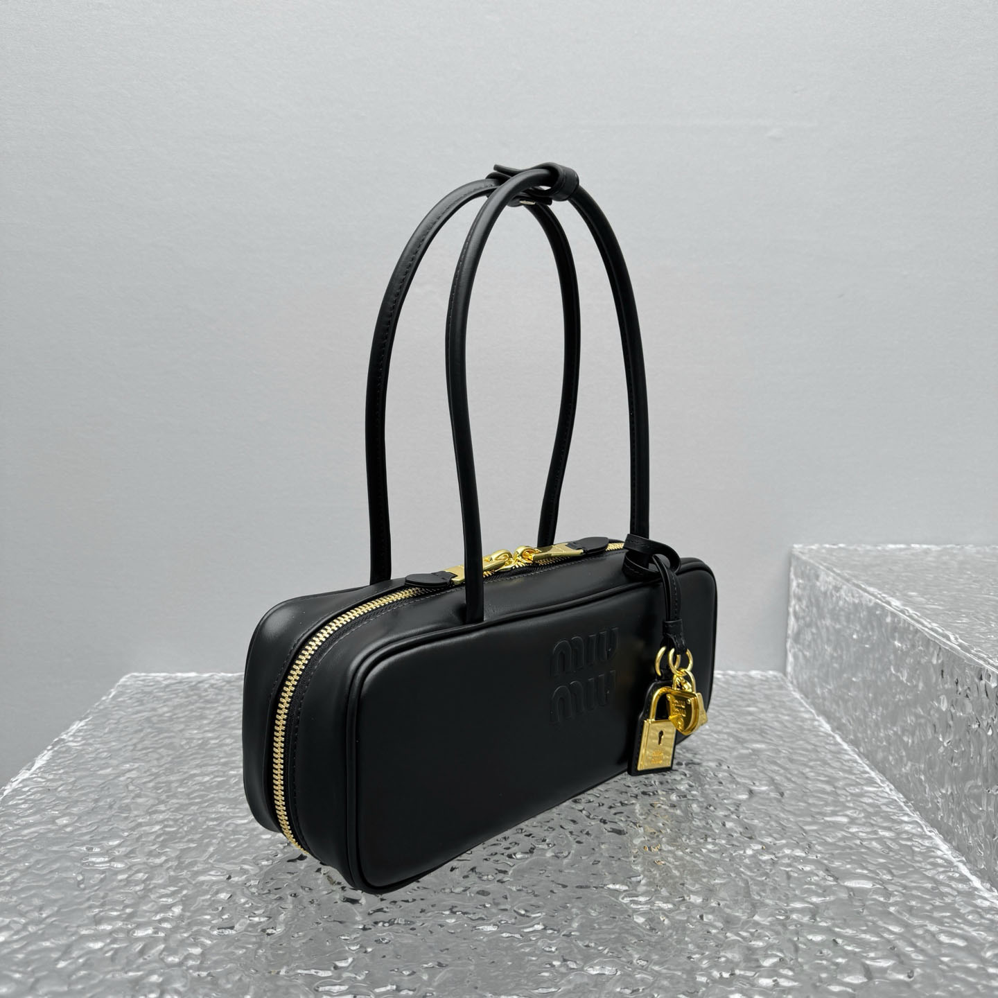 Miu Miu Beau Leather Bag - DopestKickz