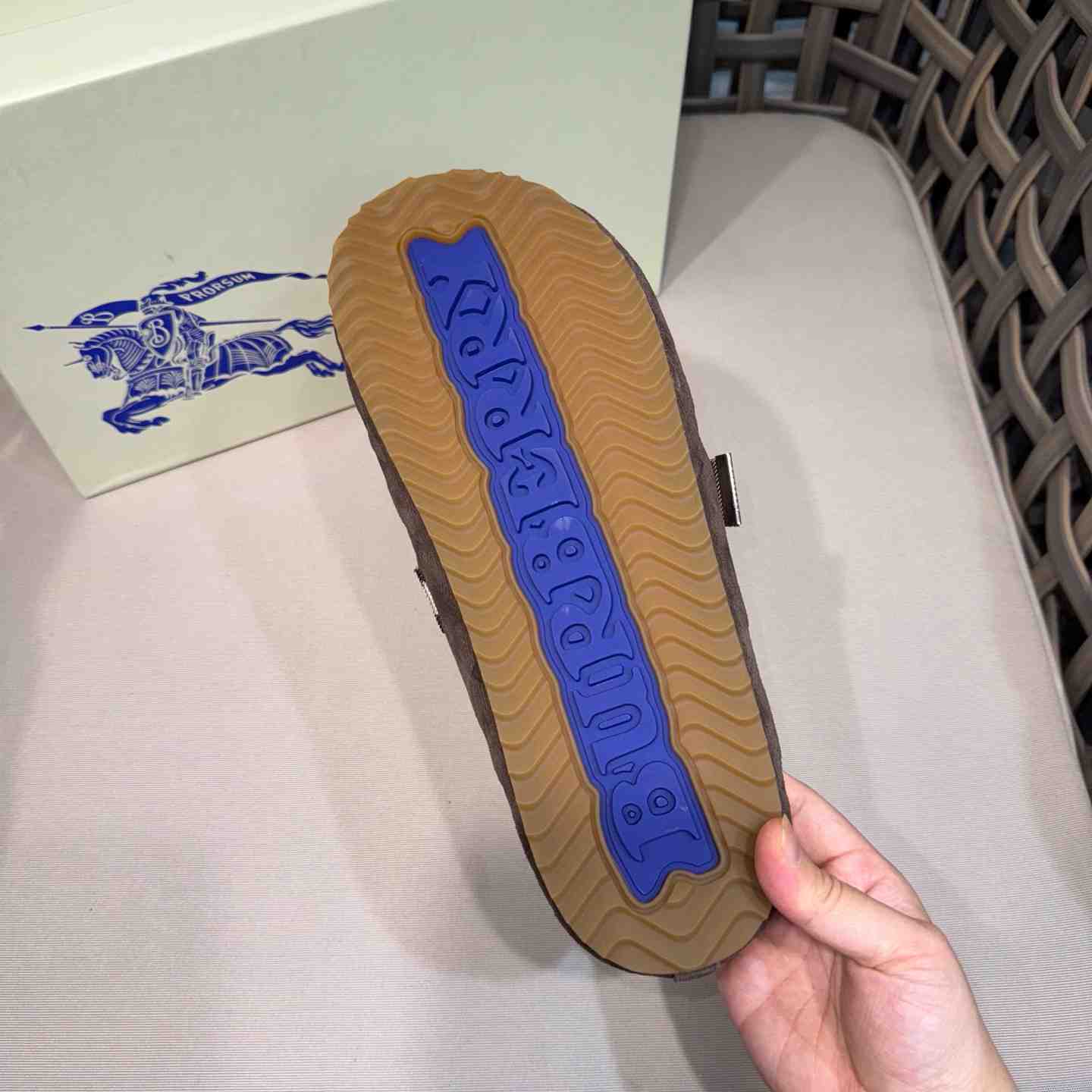 Burberry Suede Urchin Clogs - DopestKickz