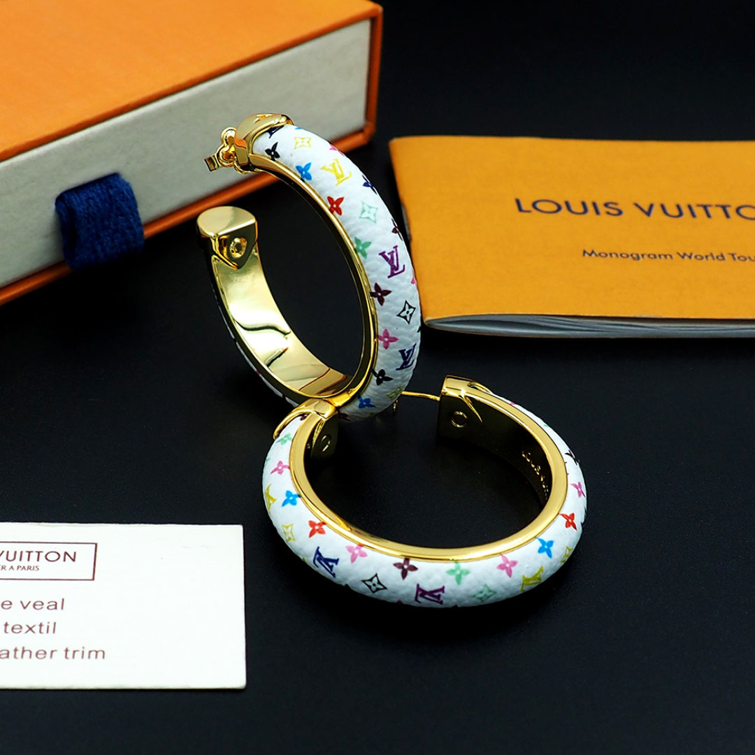 Louis Vuitton LV x TM Monogram Multicolor Earrings M03735 - DopestKickz