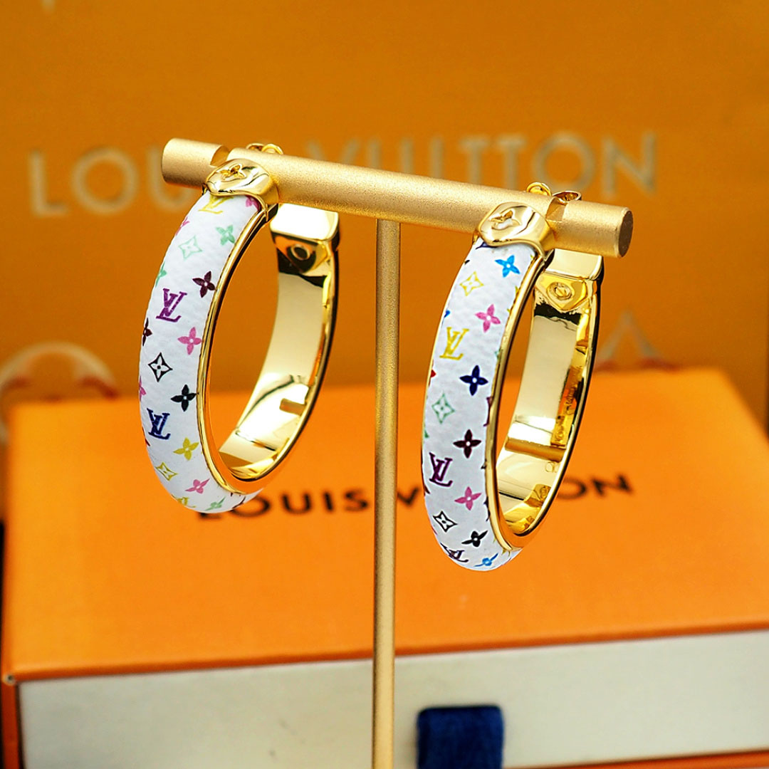 Louis Vuitton LV x TM Monogram Multicolor Earrings M03735 - DopestKickz