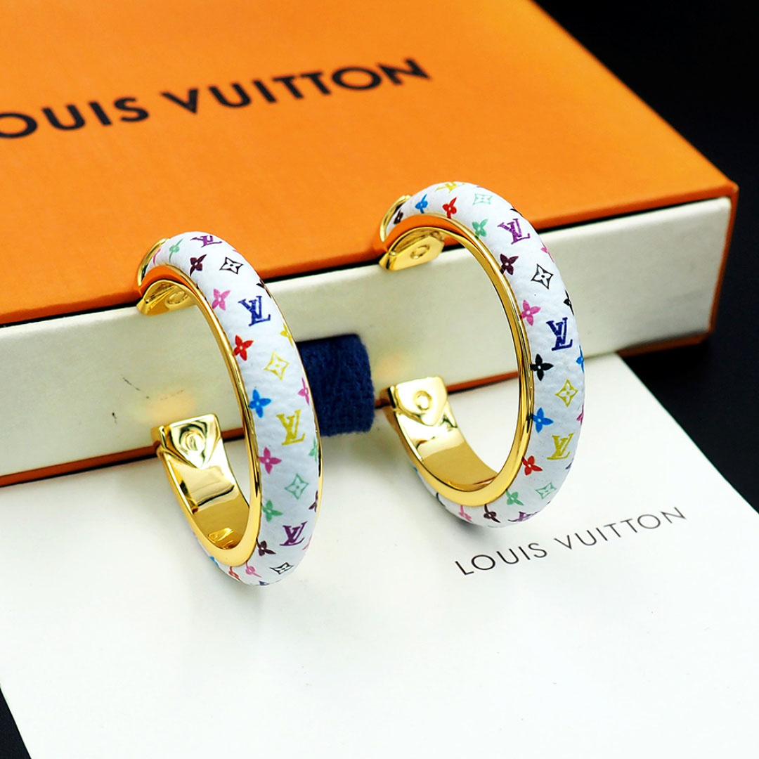 Louis Vuitton LV x TM Monogram Multicolor Earrings M03735 - DopestKickz