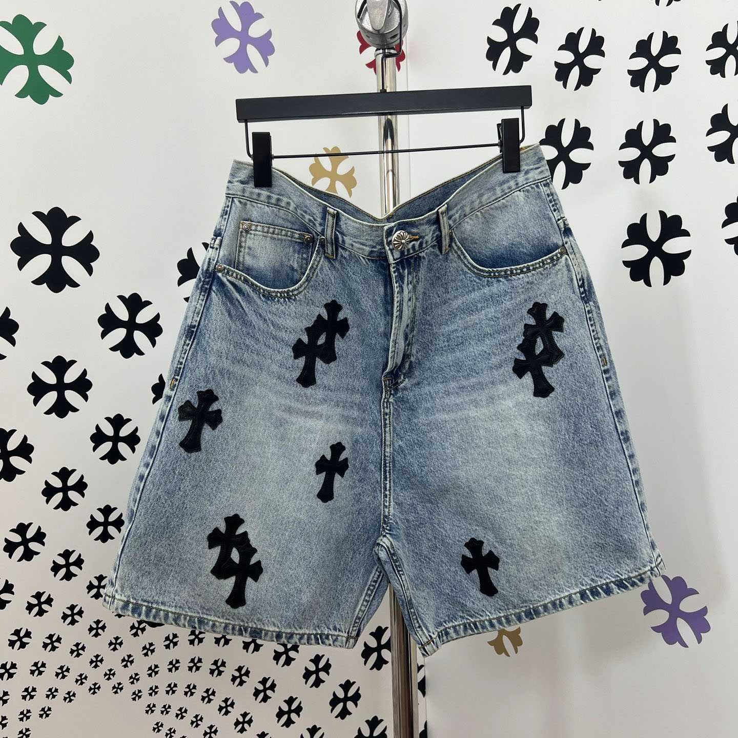 Chrome Hearts Denim Shorts - DopestKickz