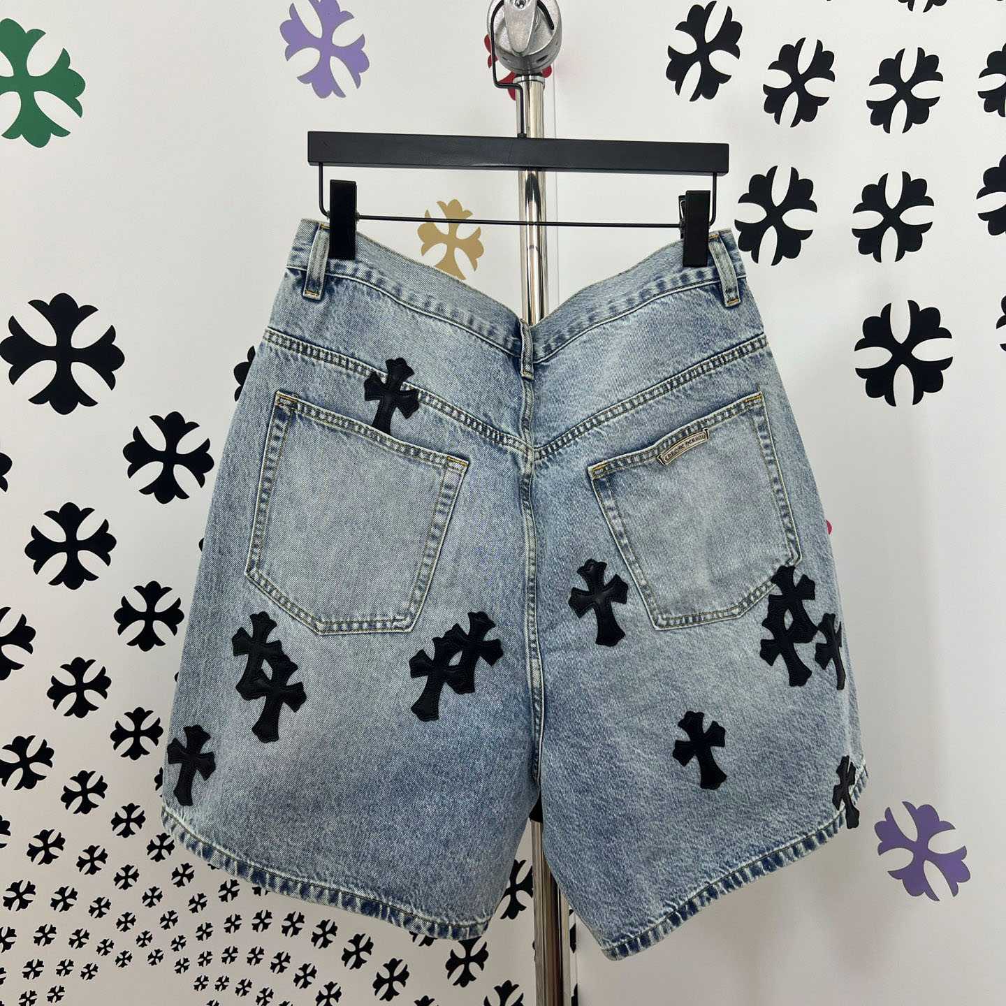 Chrome Hearts Denim Shorts - DopestKickz