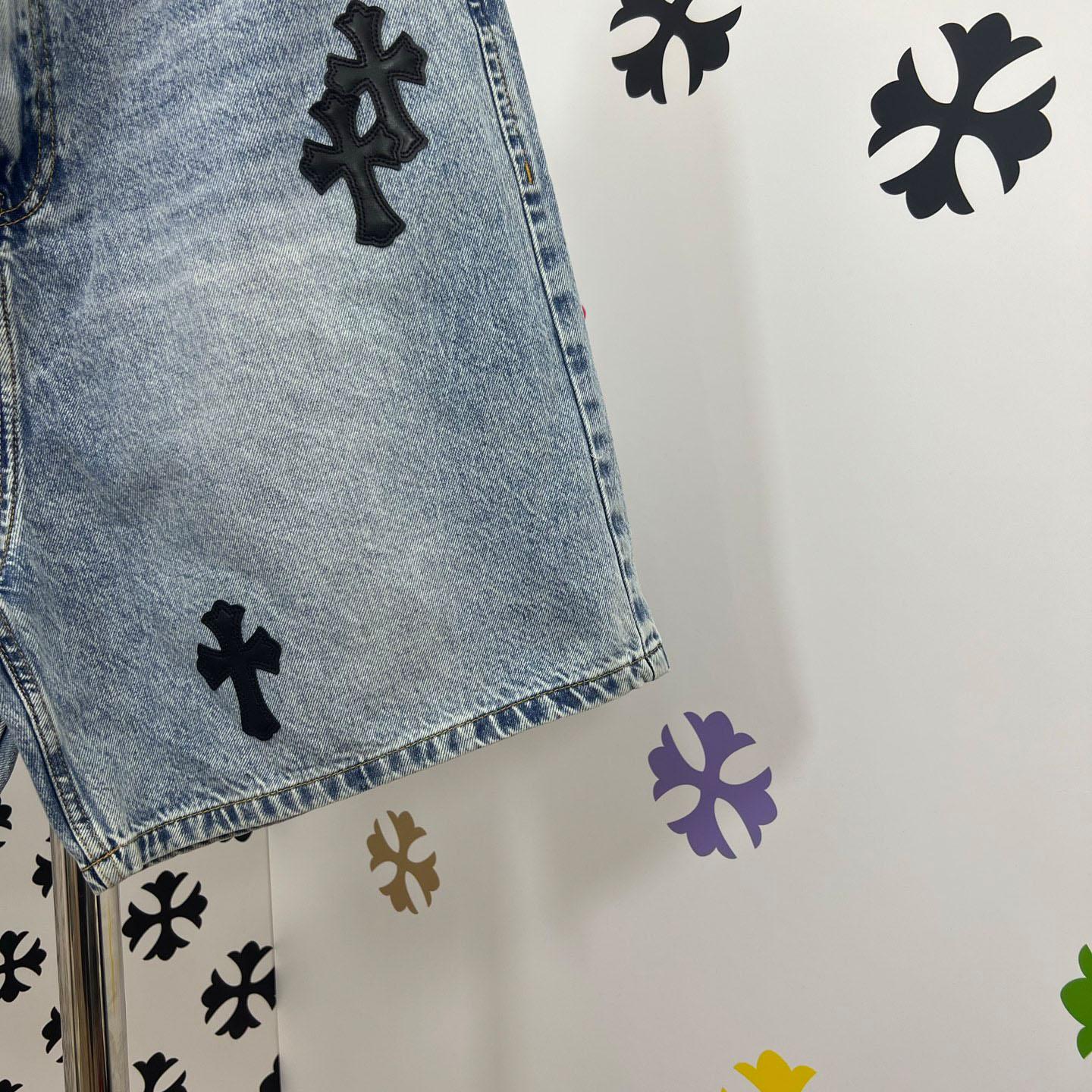 Chrome Hearts Denim Shorts - DopestKickz