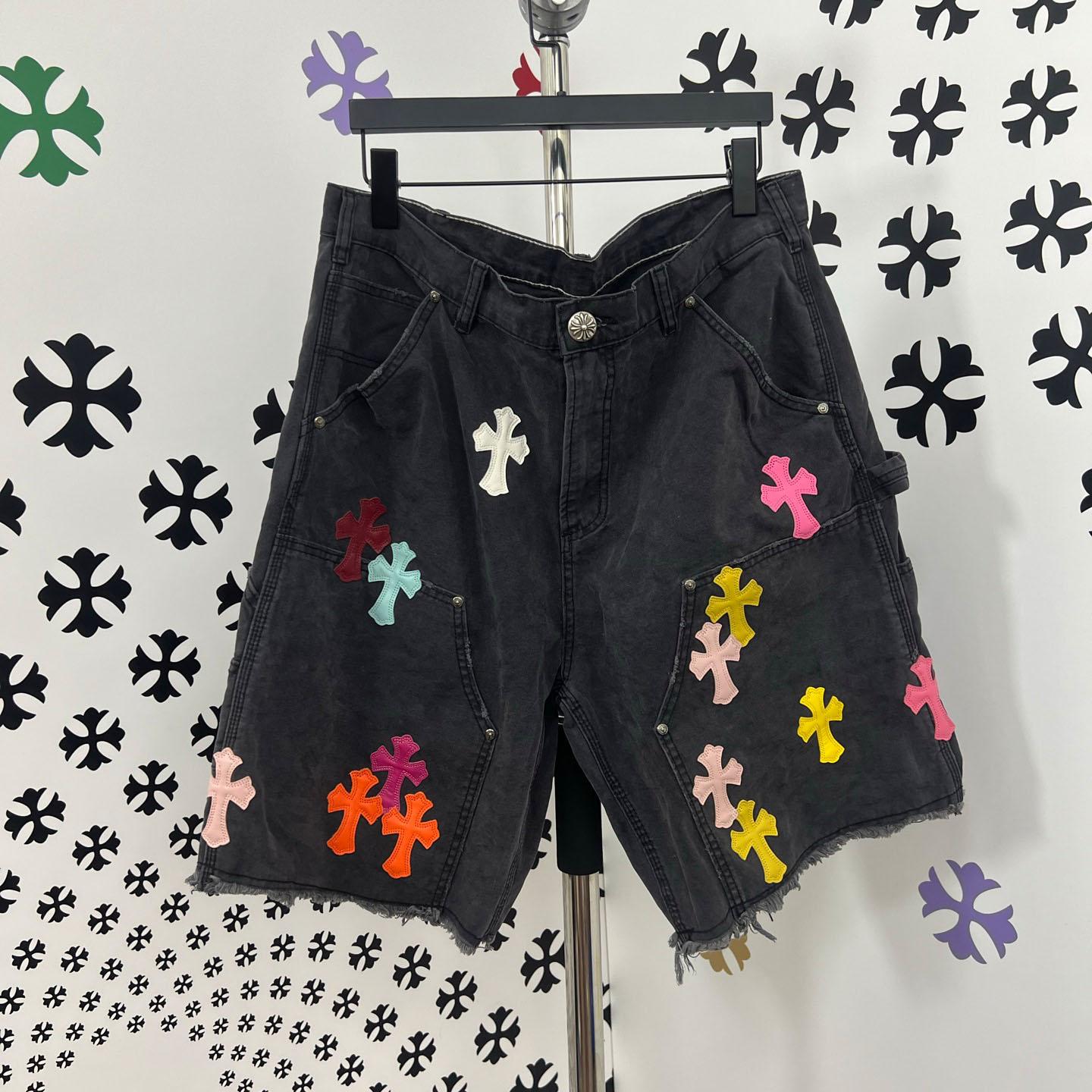 Chrome Hearts Denim Shorts - DopestKickz