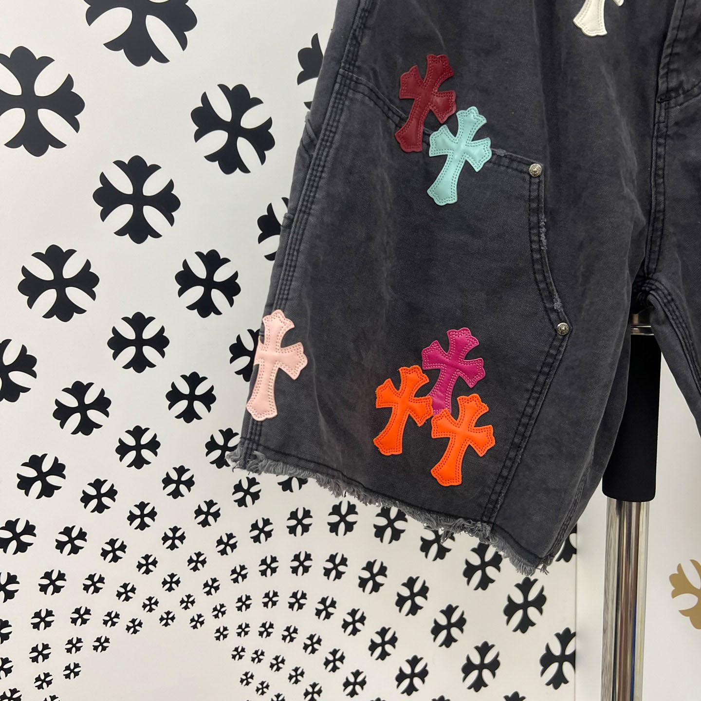 Chrome Hearts Denim Shorts - DopestKickz