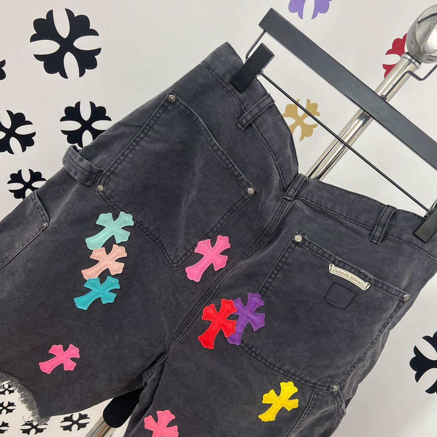 Chrome Hearts Denim Shorts - DopestKickz