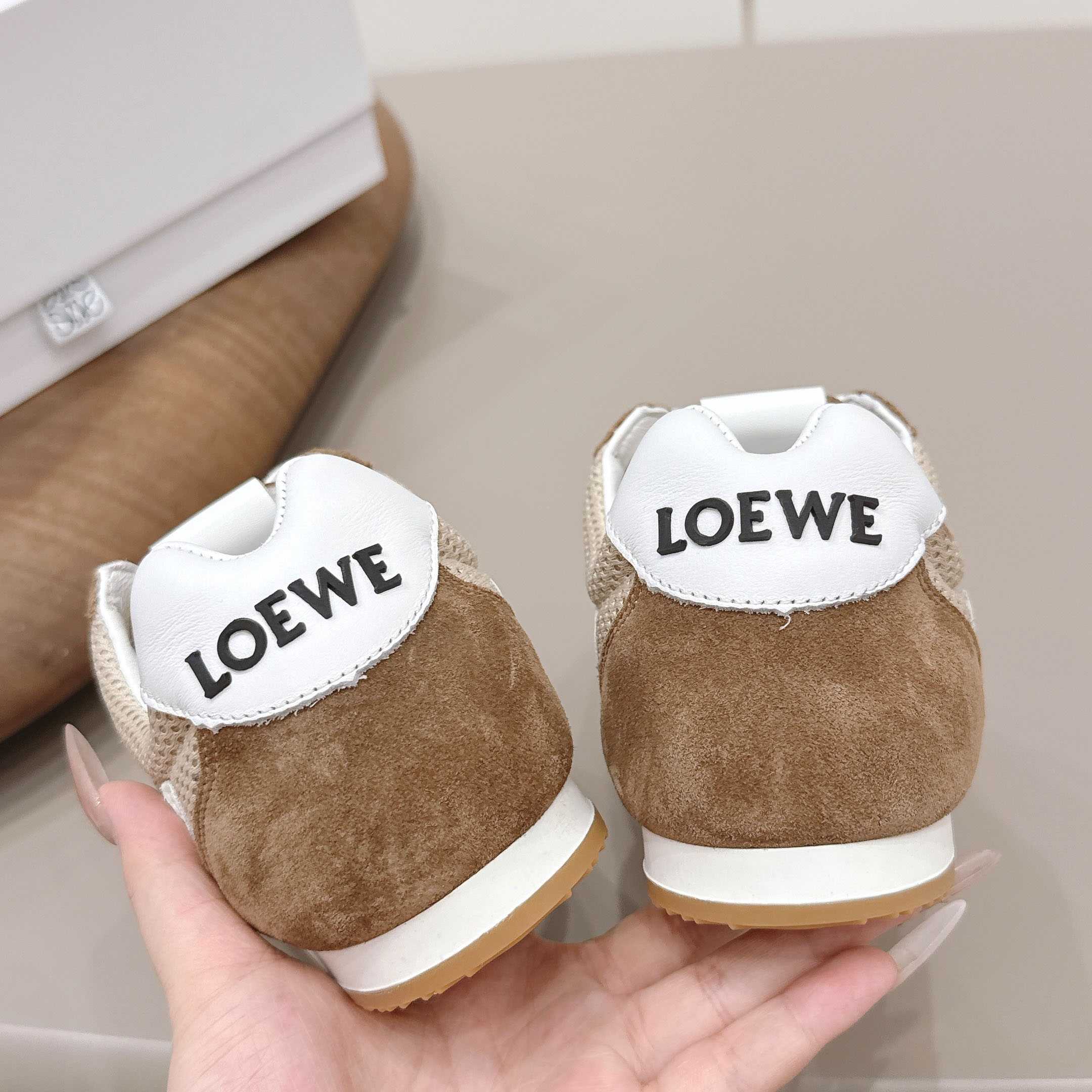 Loewe Ballet Runner 2.0 In Suede And Mesh - DopestKickz