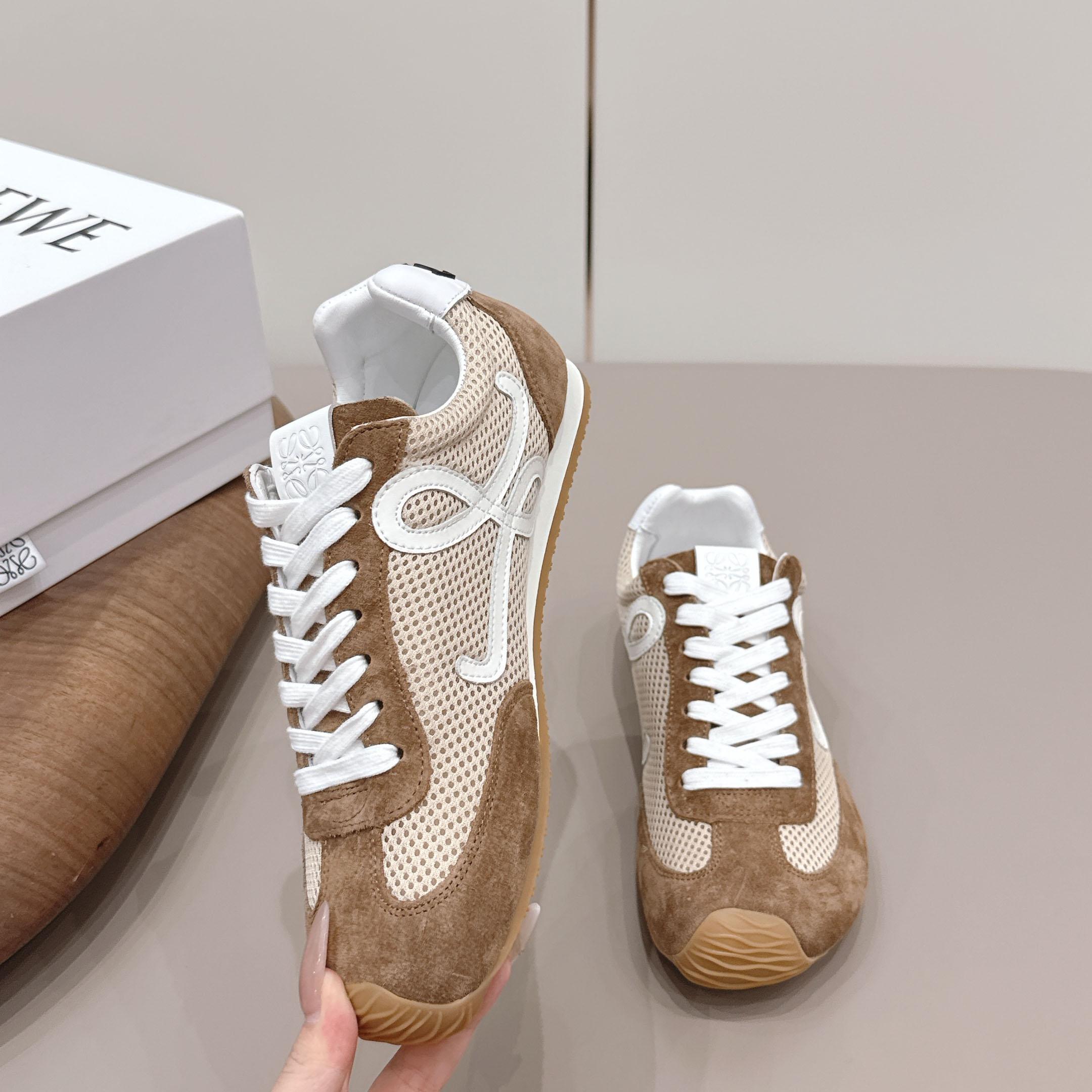 Loewe Ballet Runner 2.0 In Suede And Mesh - DopestKickz