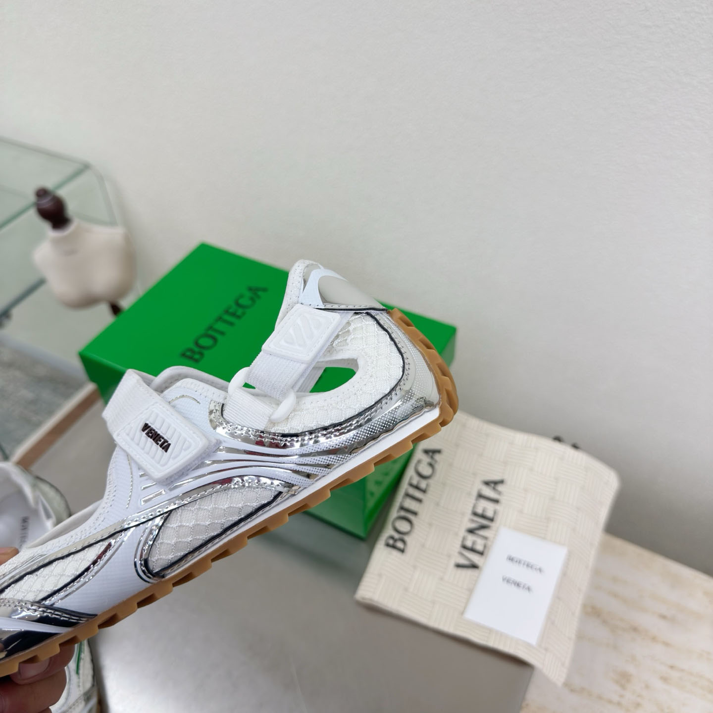 Bottega Veneta Orbit Flash Mary-Jane Sneaker - DopestKickz