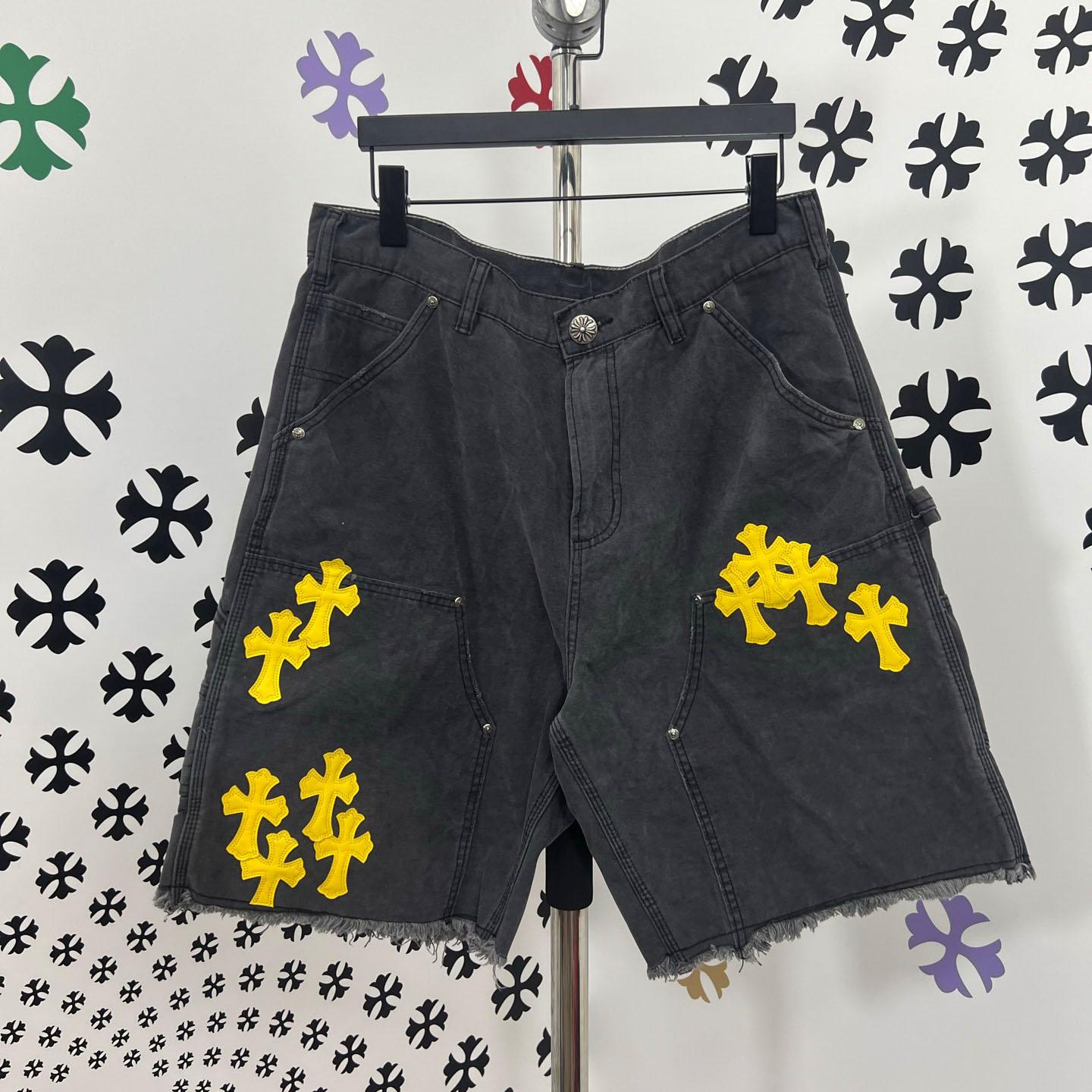 Chrome Hearts Denim Shorts - DopestKickz