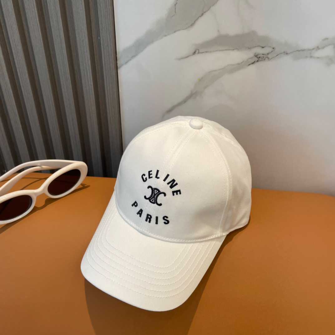 Celine Paris Triomphe Embroidered Baseball Cap  - DopestKickz