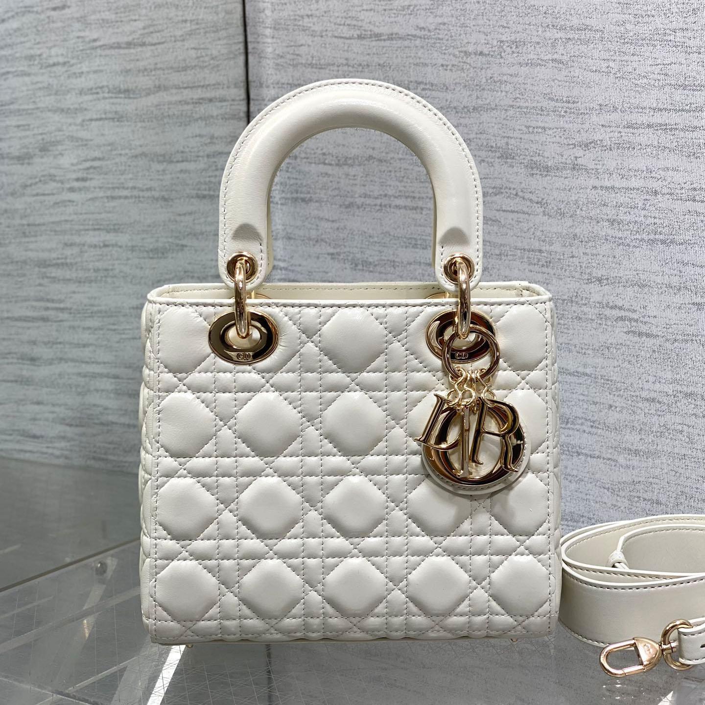 Dior Lady Dior Bag   20cm - DopestKickz
