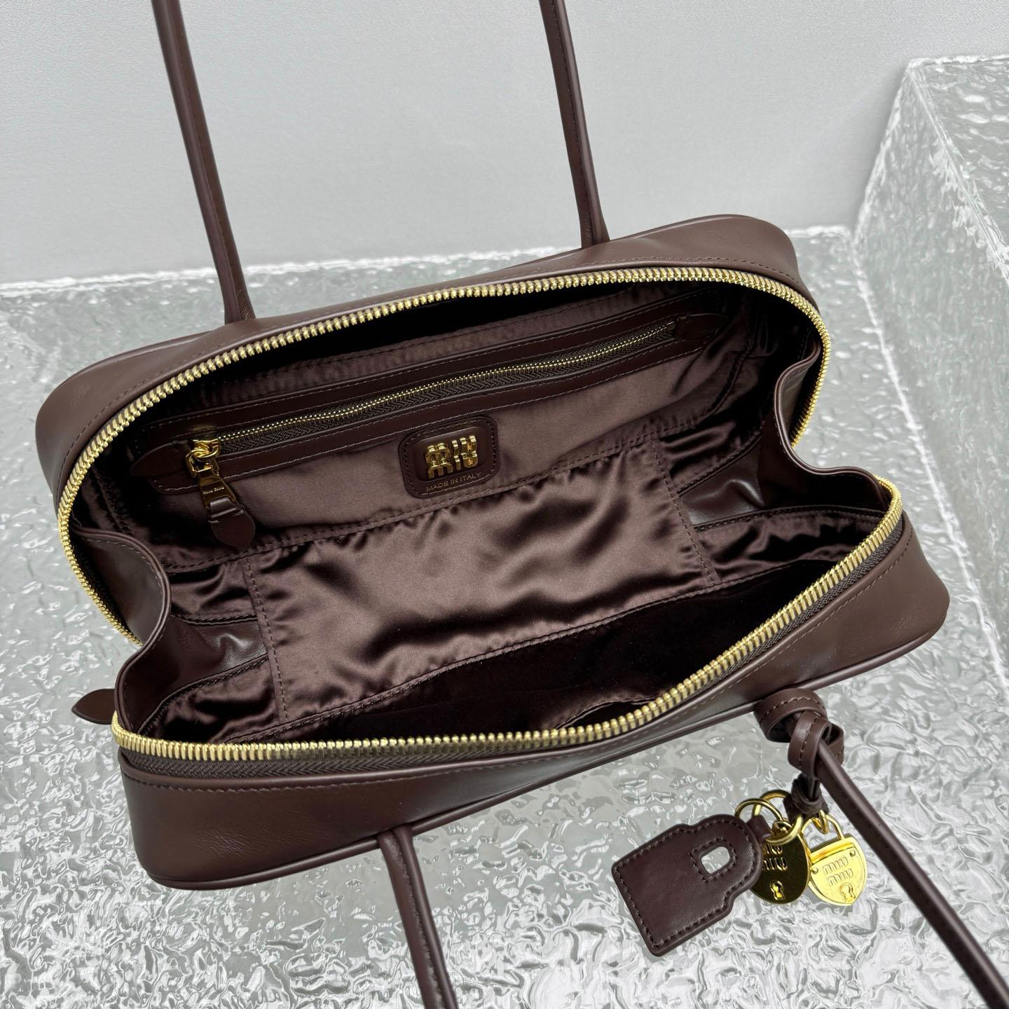 Miu Miu Beau Leather Bag - DopestKickz