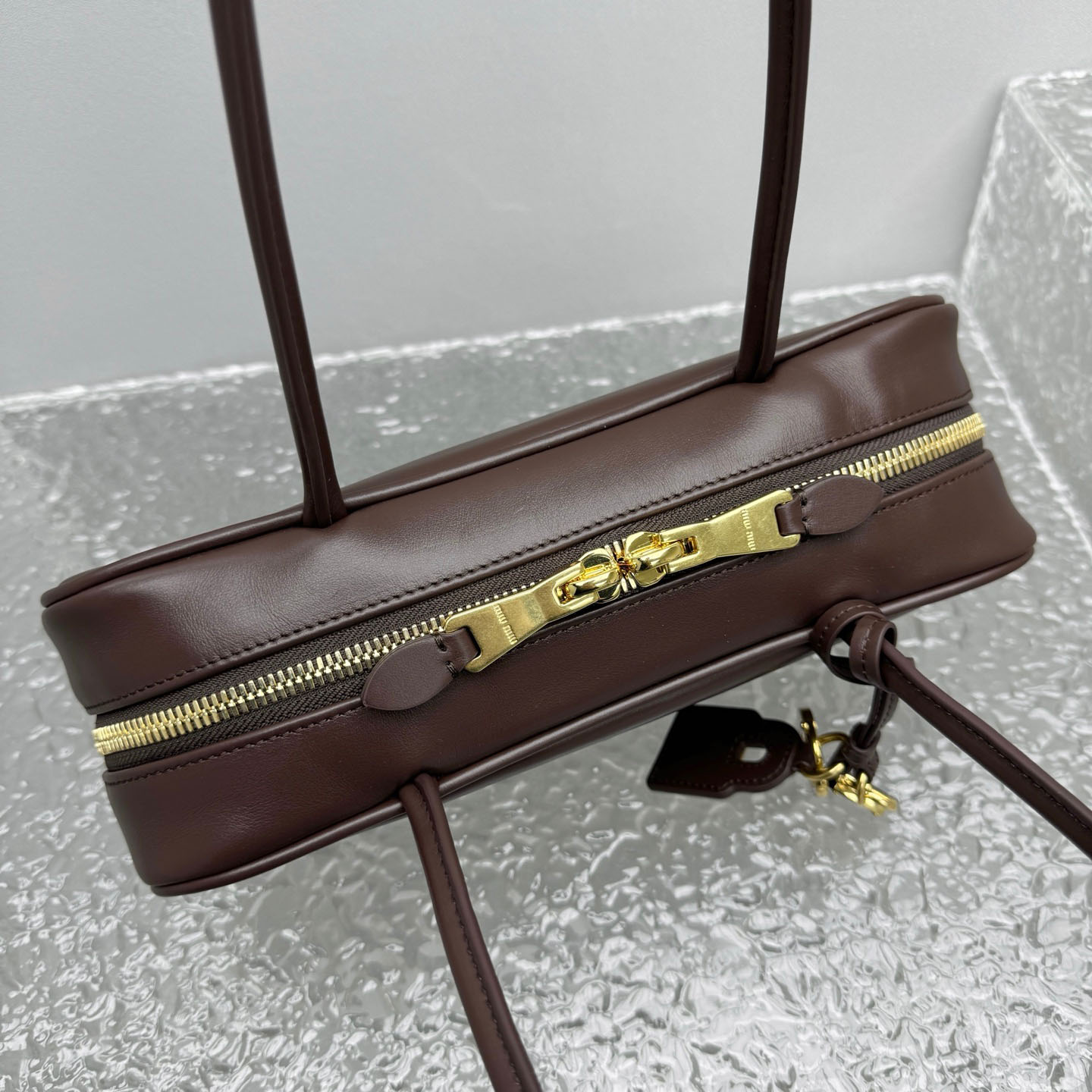Miu Miu Beau Leather Bag - DopestKickz