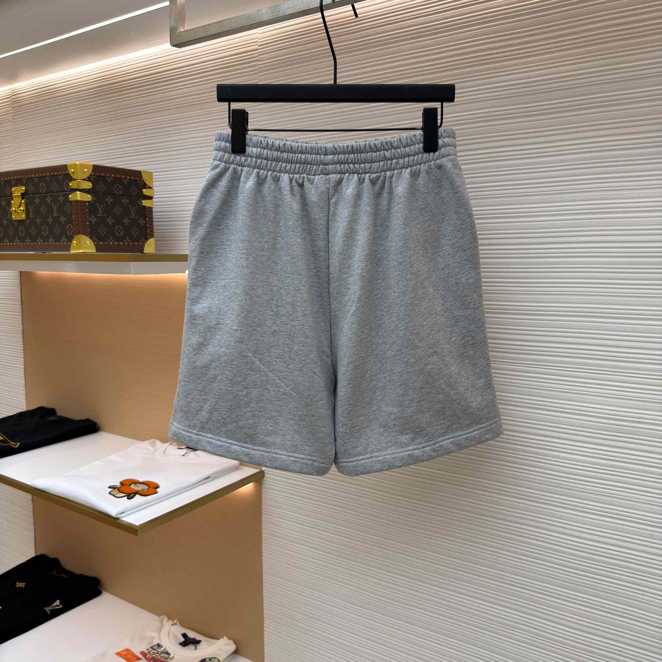 Balenciaga Embroidered Political Campaign Logo Shorts - DopestKickz