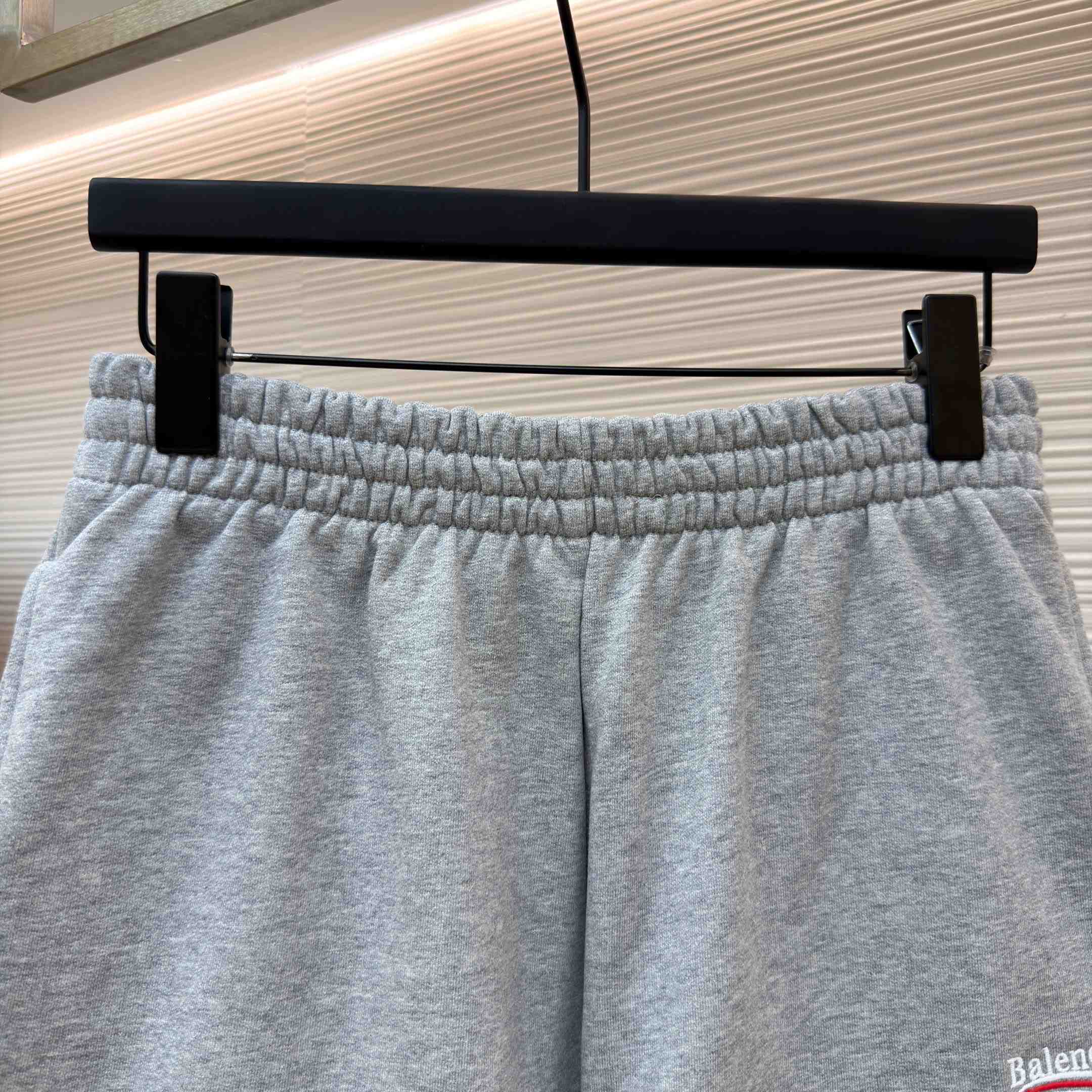 Balenciaga Embroidered Political Campaign Logo Shorts - DopestKickz