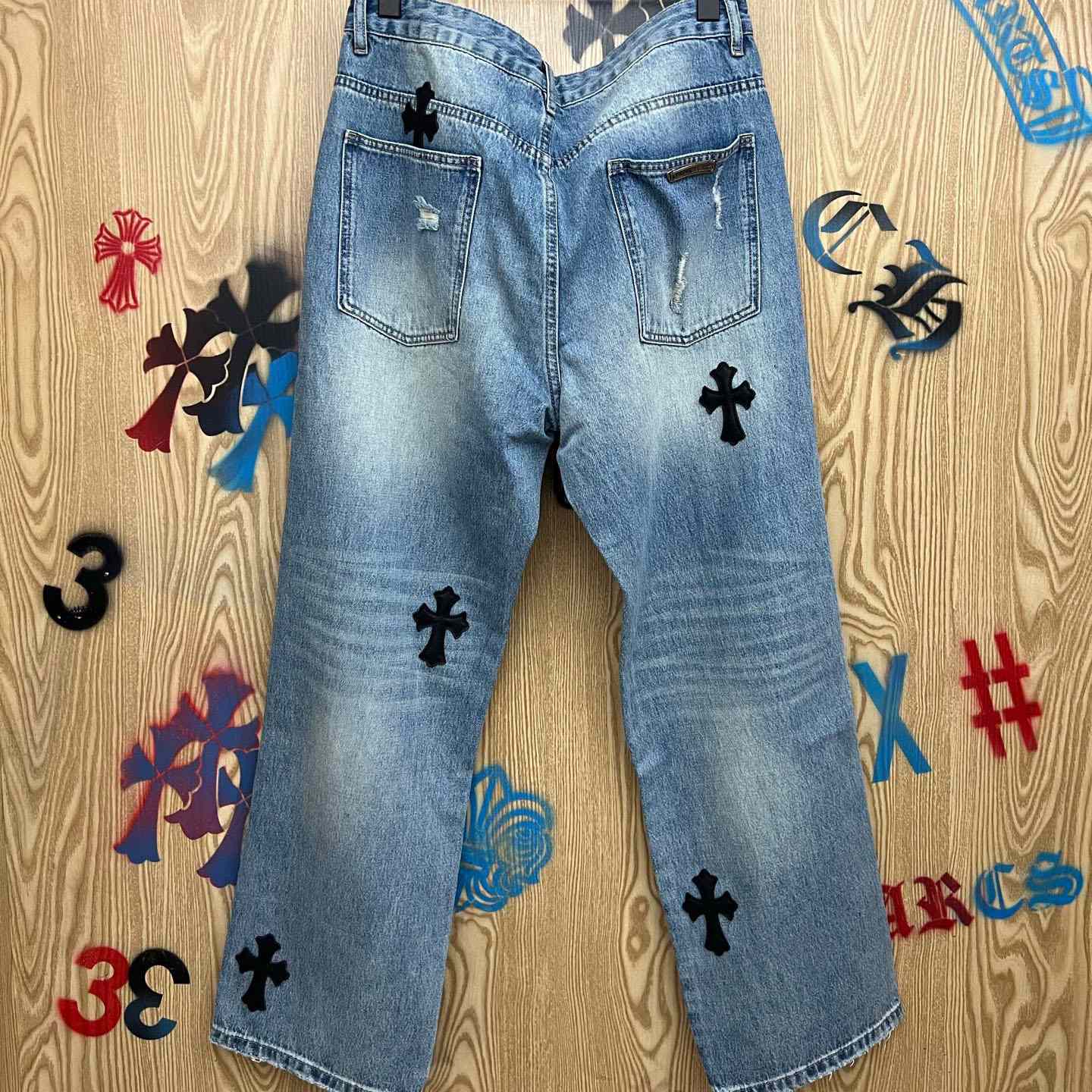 Chrome Hearts Jeans - DopestKickz