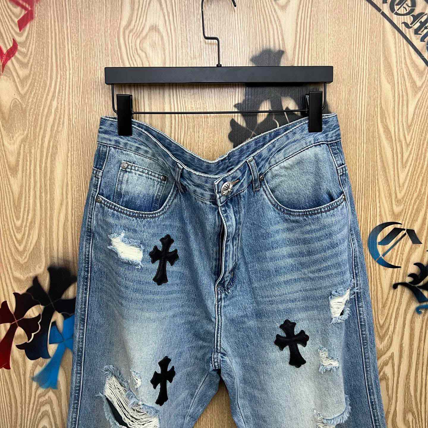 Chrome Hearts Jeans - DopestKickz