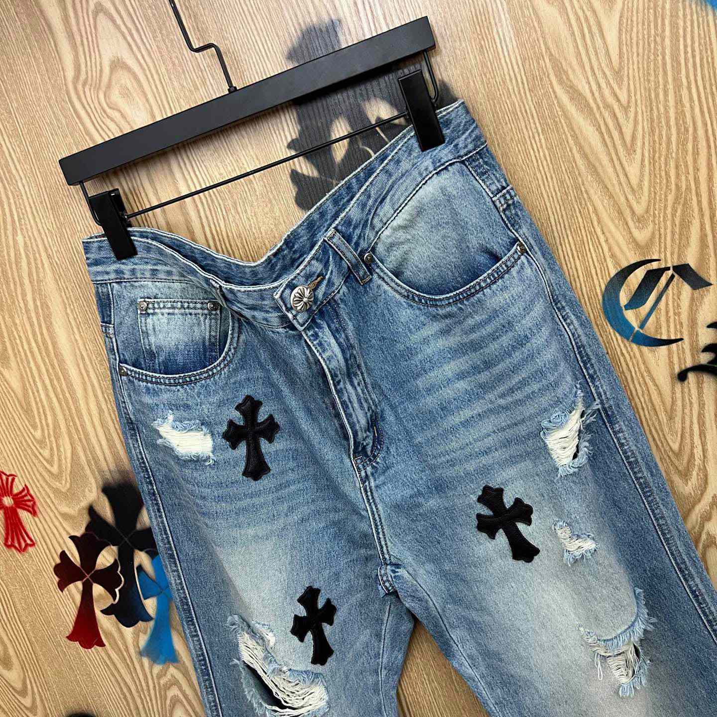 Chrome Hearts Jeans - DopestKickz