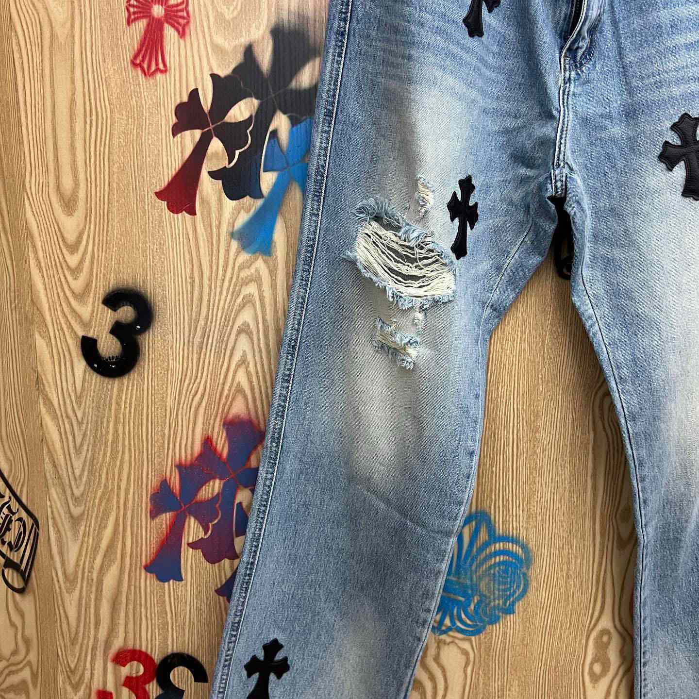 Chrome Hearts Jeans - DopestKickz