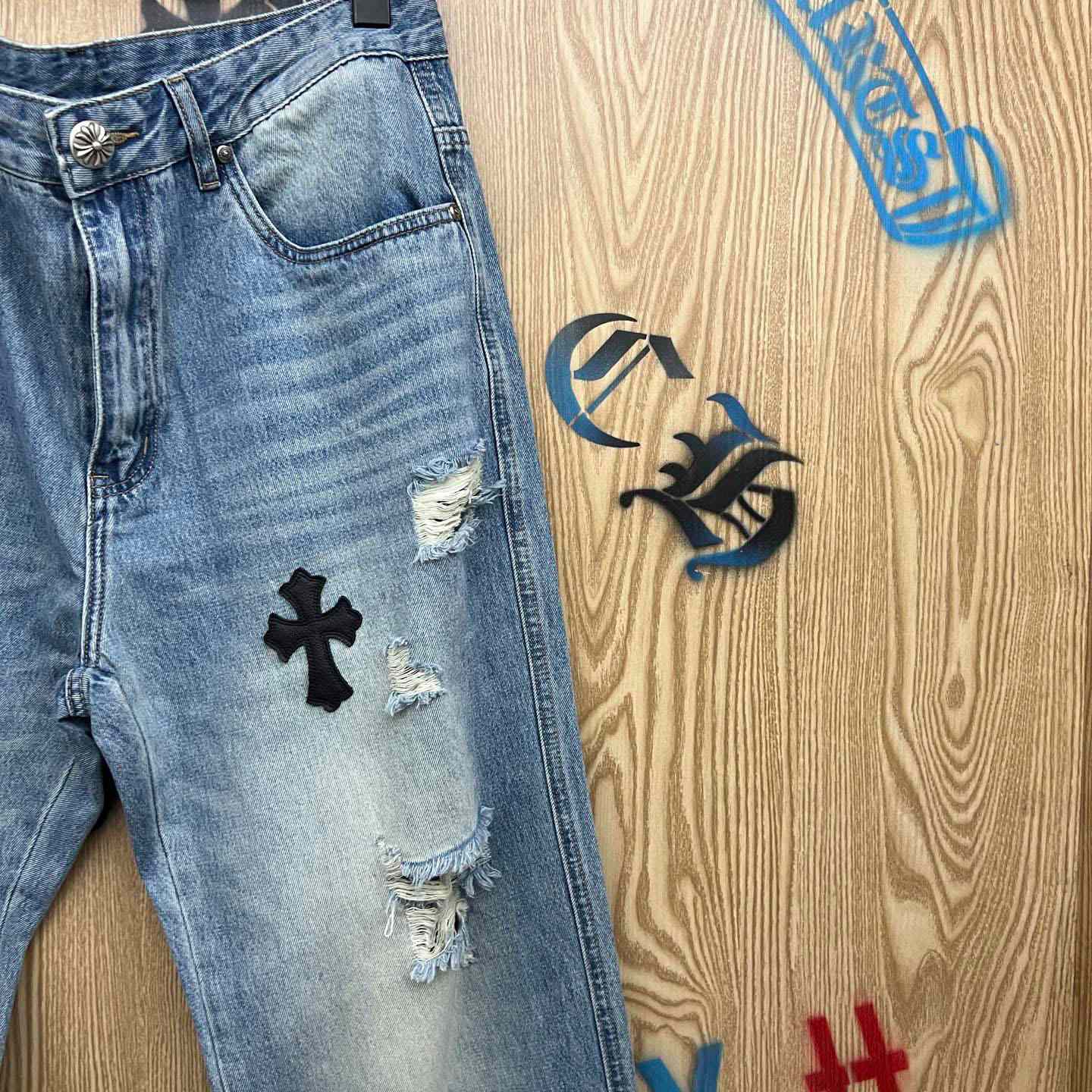 Chrome Hearts Jeans - DopestKickz