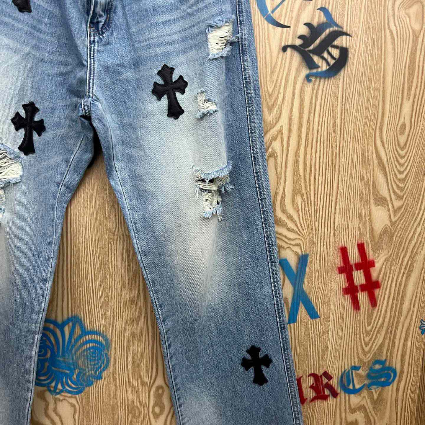 Chrome Hearts Jeans - DopestKickz