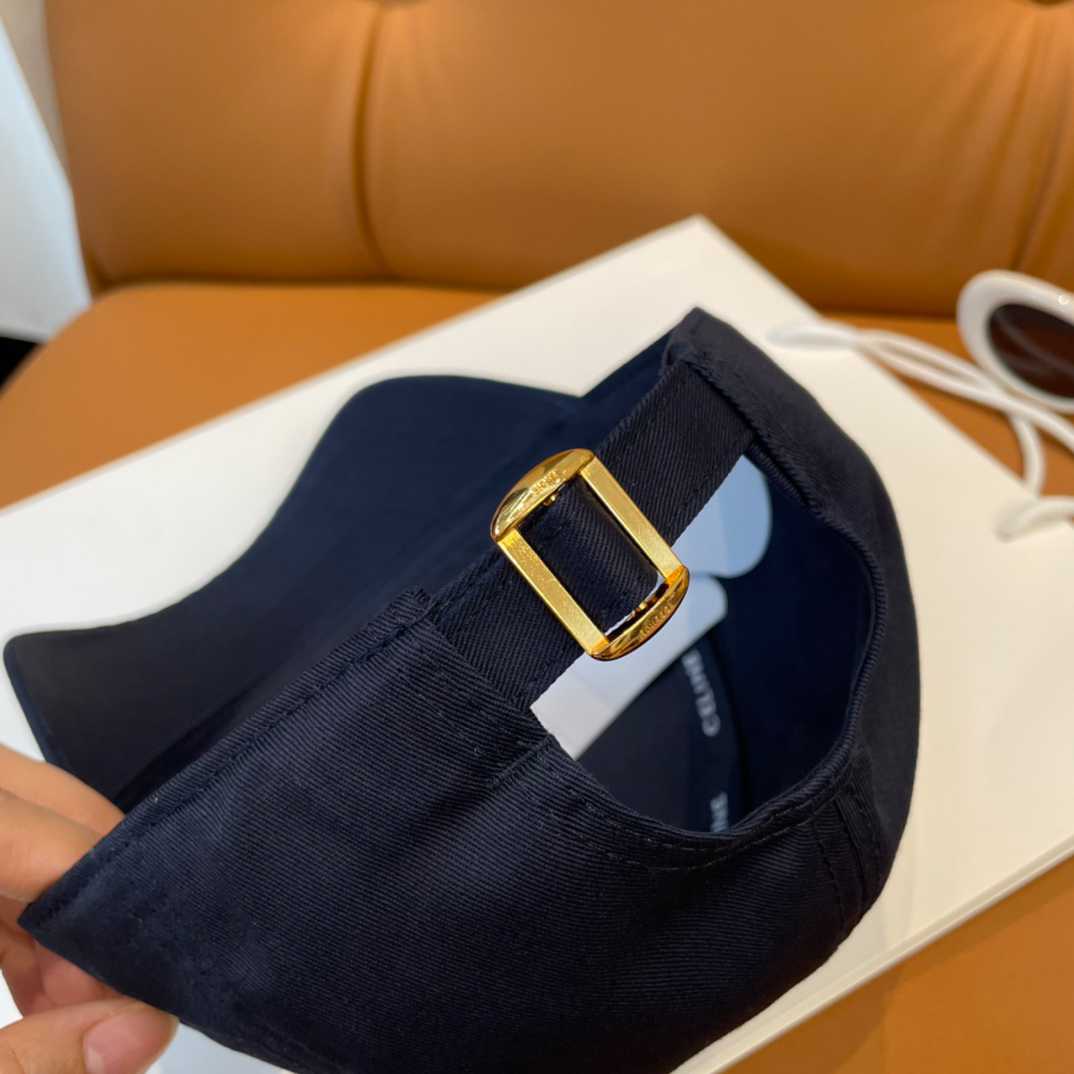 Celine Paris Triomphe Embroidered Baseball Cap  - DopestKickz