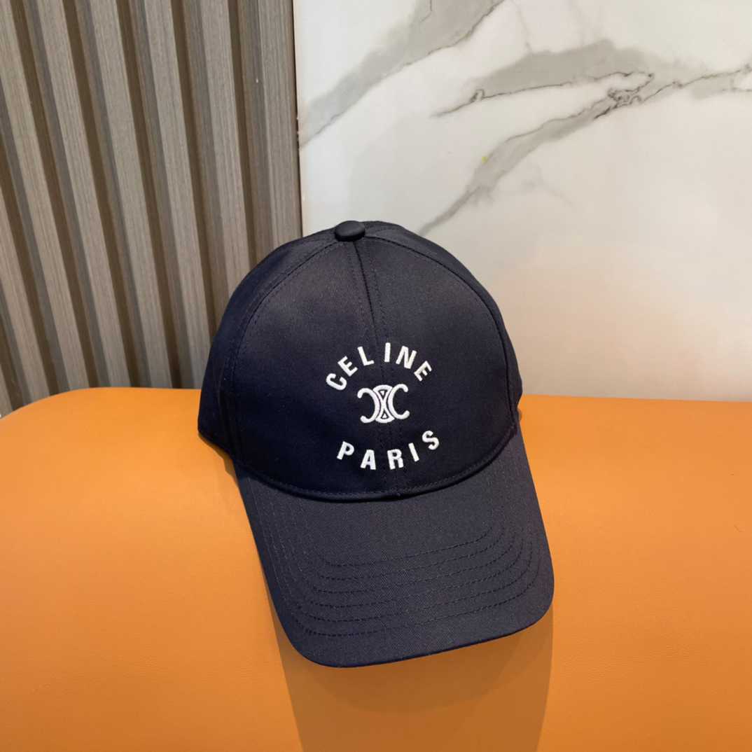 Celine Paris Triomphe Embroidered Baseball Cap  - DopestKickz