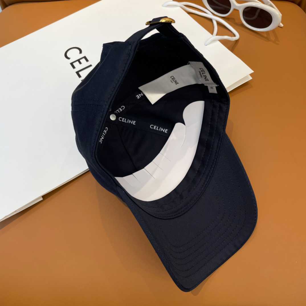 Celine Paris Triomphe Embroidered Baseball Cap  - DopestKickz