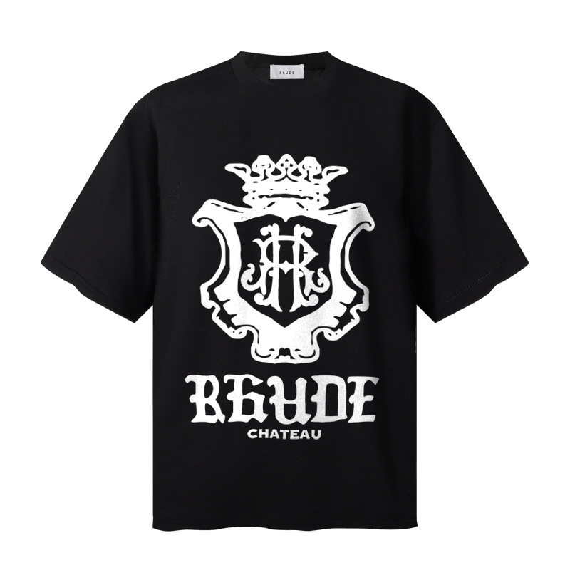Rhude Oversized Chateau Crest Tee - DopestKickz
