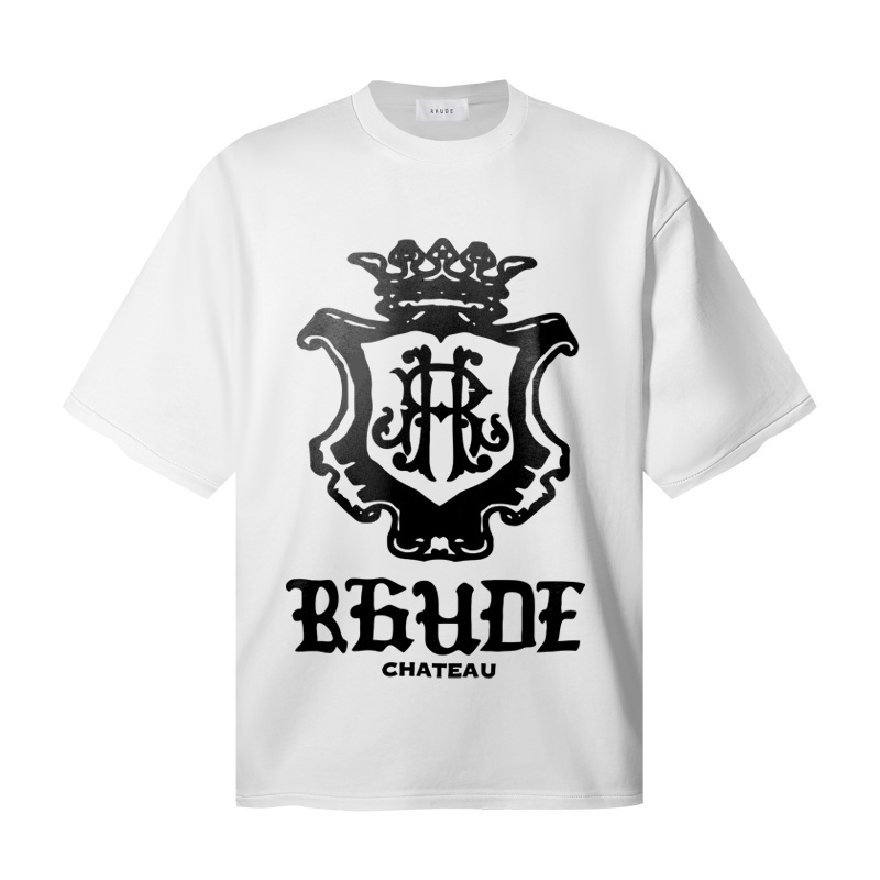 Rhude Oversized Chateau Crest Tee - DopestKickz