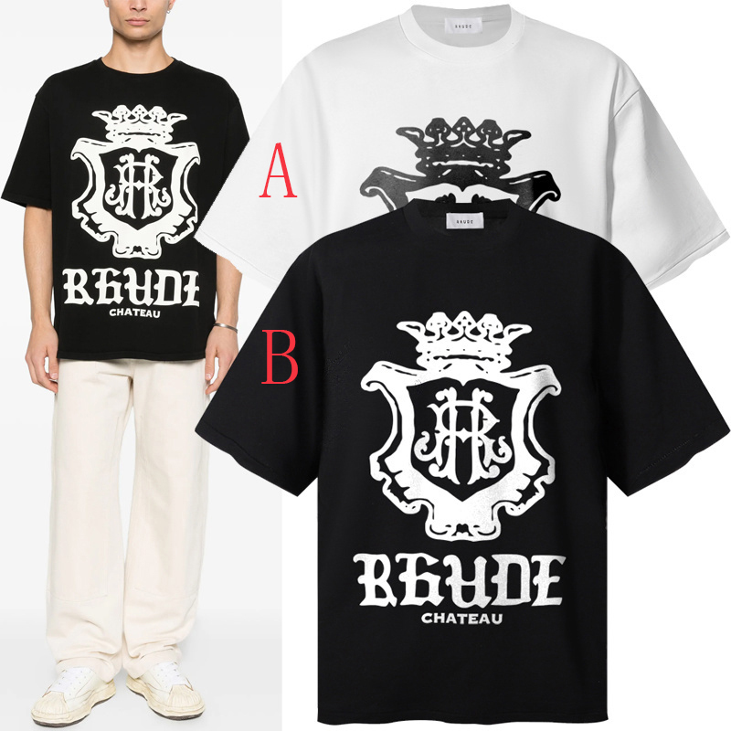 Rhude Oversized Chateau Crest Tee - DopestKickz