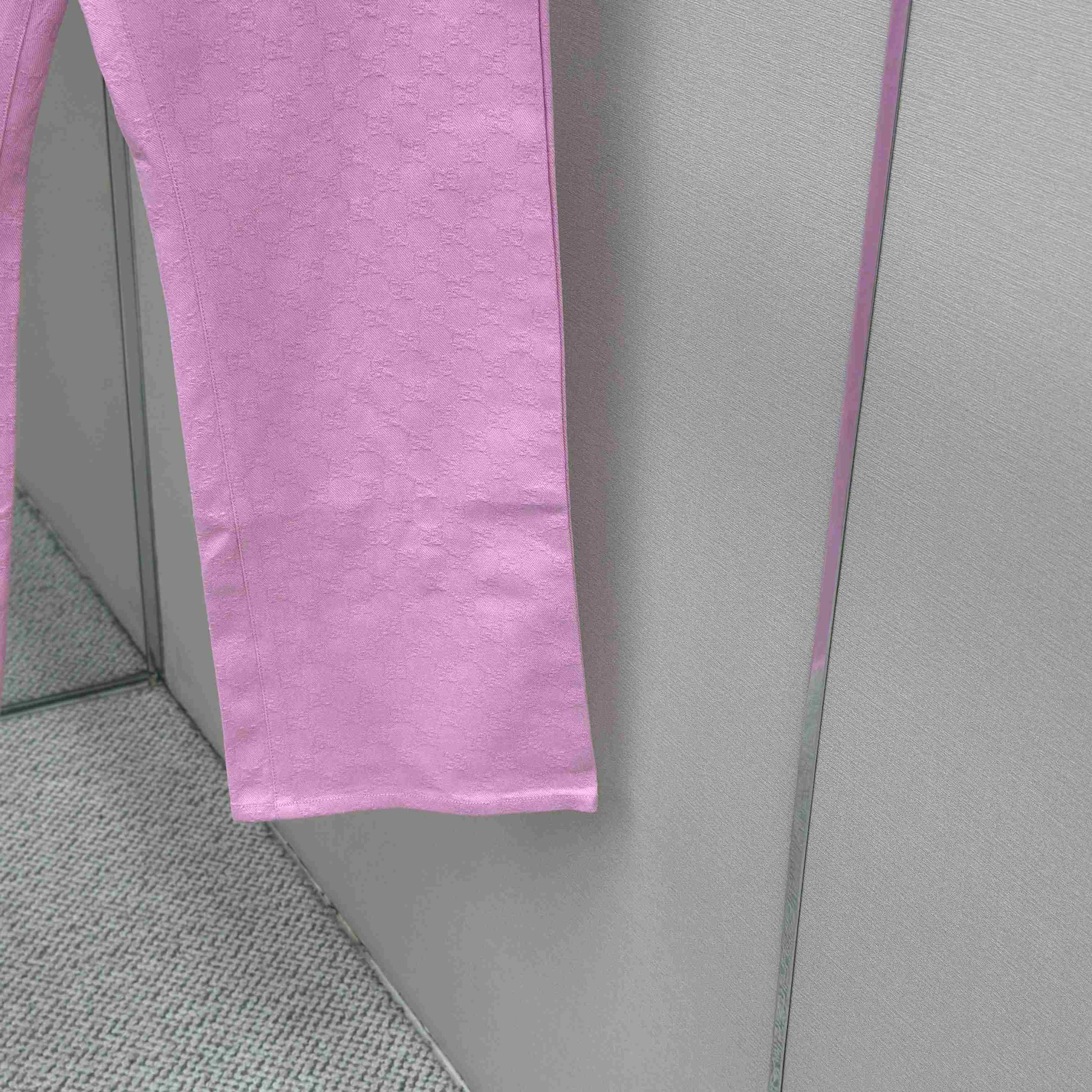 Gucci GG Cotton Denim Jacquard Pants - DopestKickz