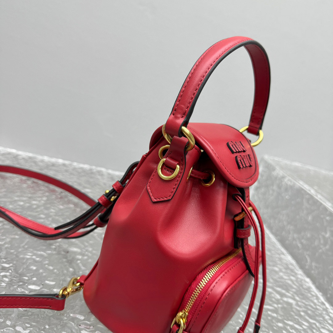 Miu Miu  Leather Mini-Backpack - DopestKickz