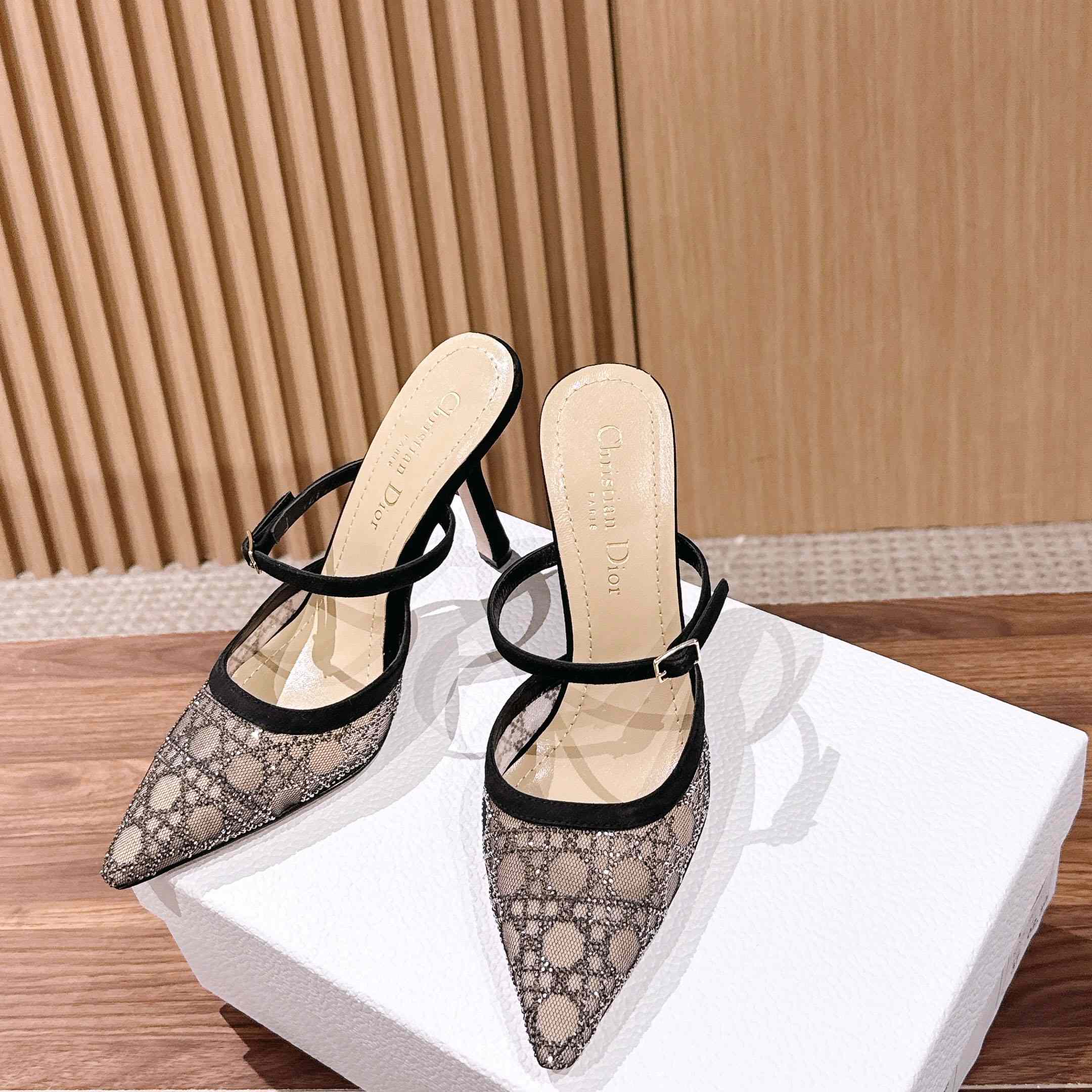 Dior Capture Heeled Mule - DopestKickz