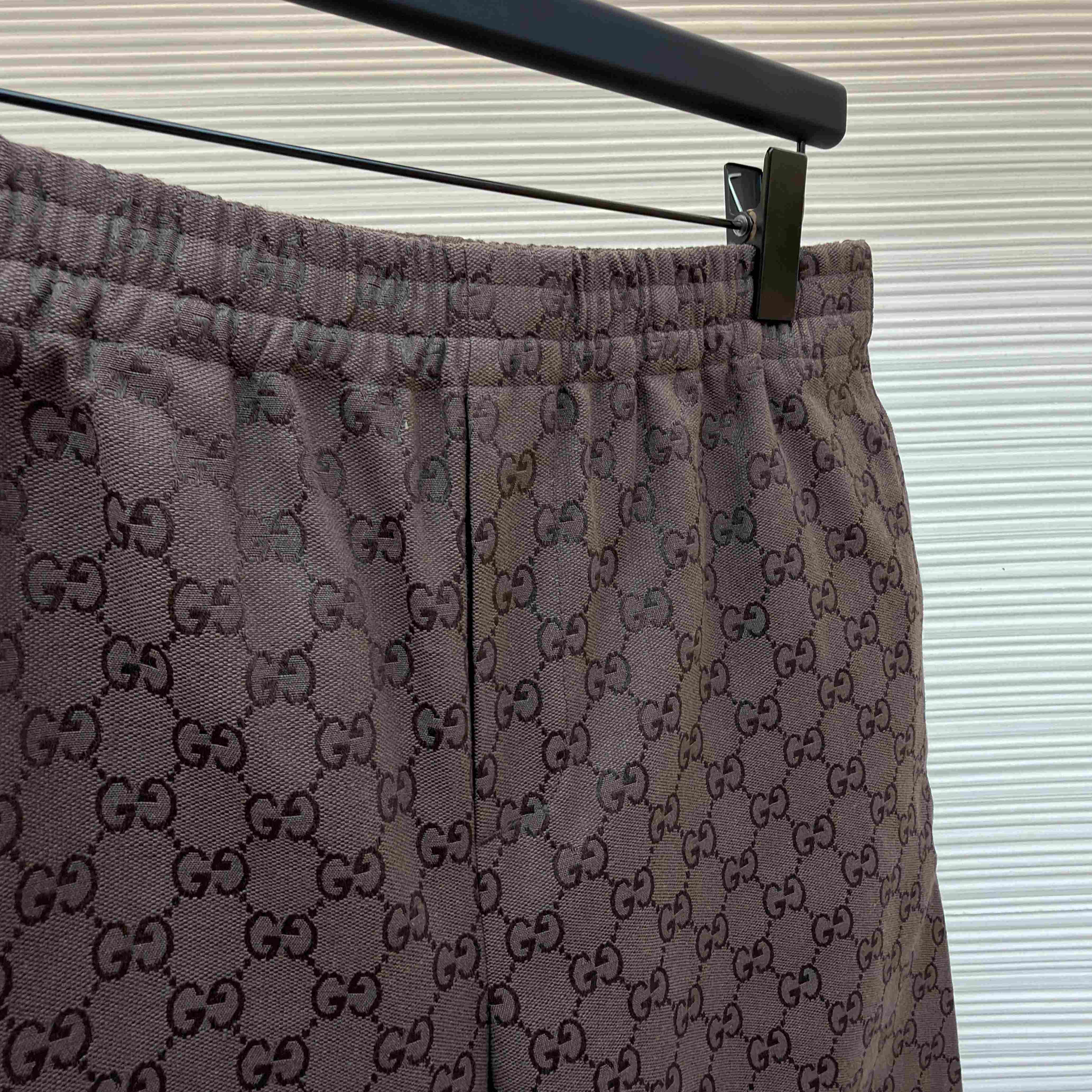 Gucci GG Canvas Linen Blen Shorts - DopestKickz