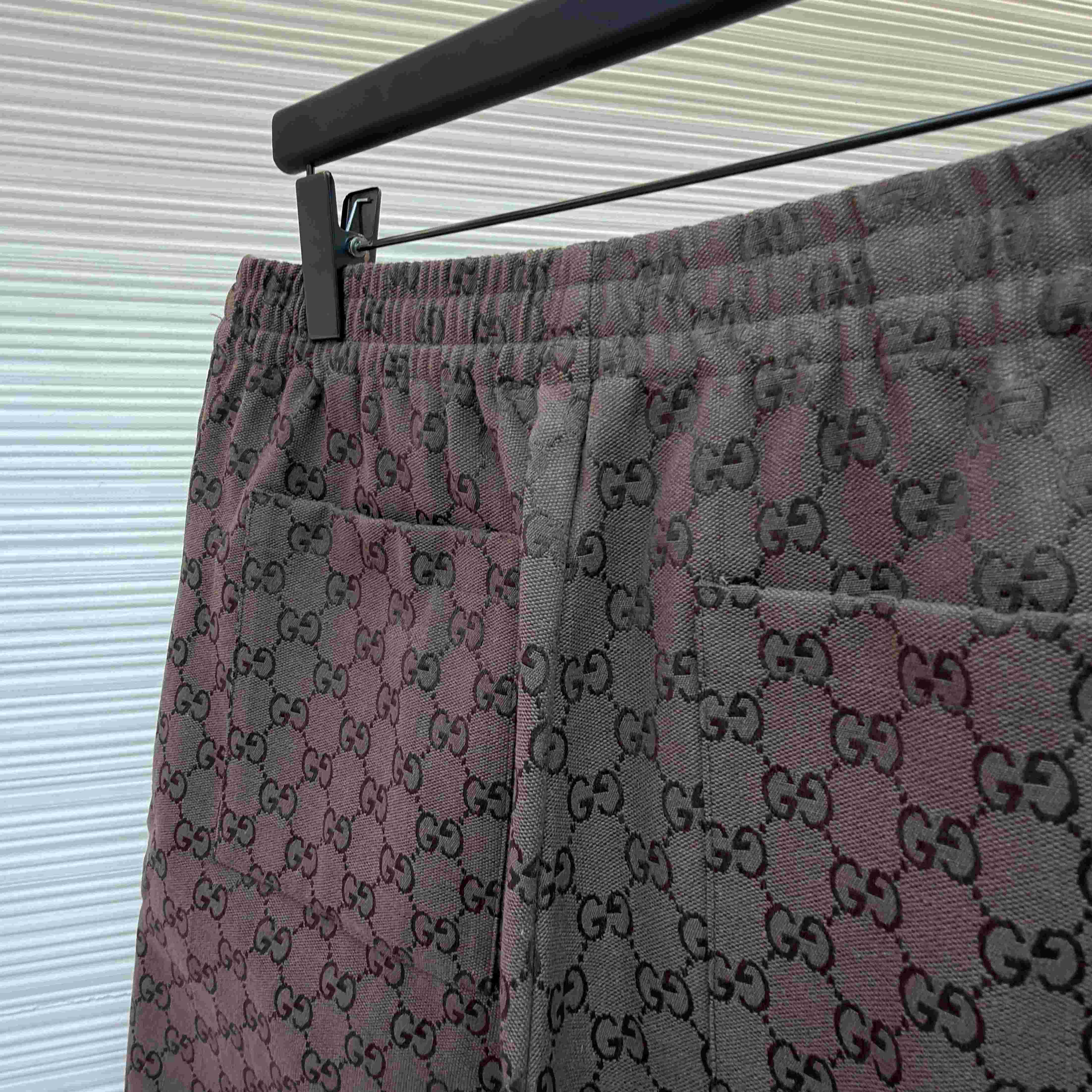 Gucci GG Canvas Linen Blen Shorts - DopestKickz