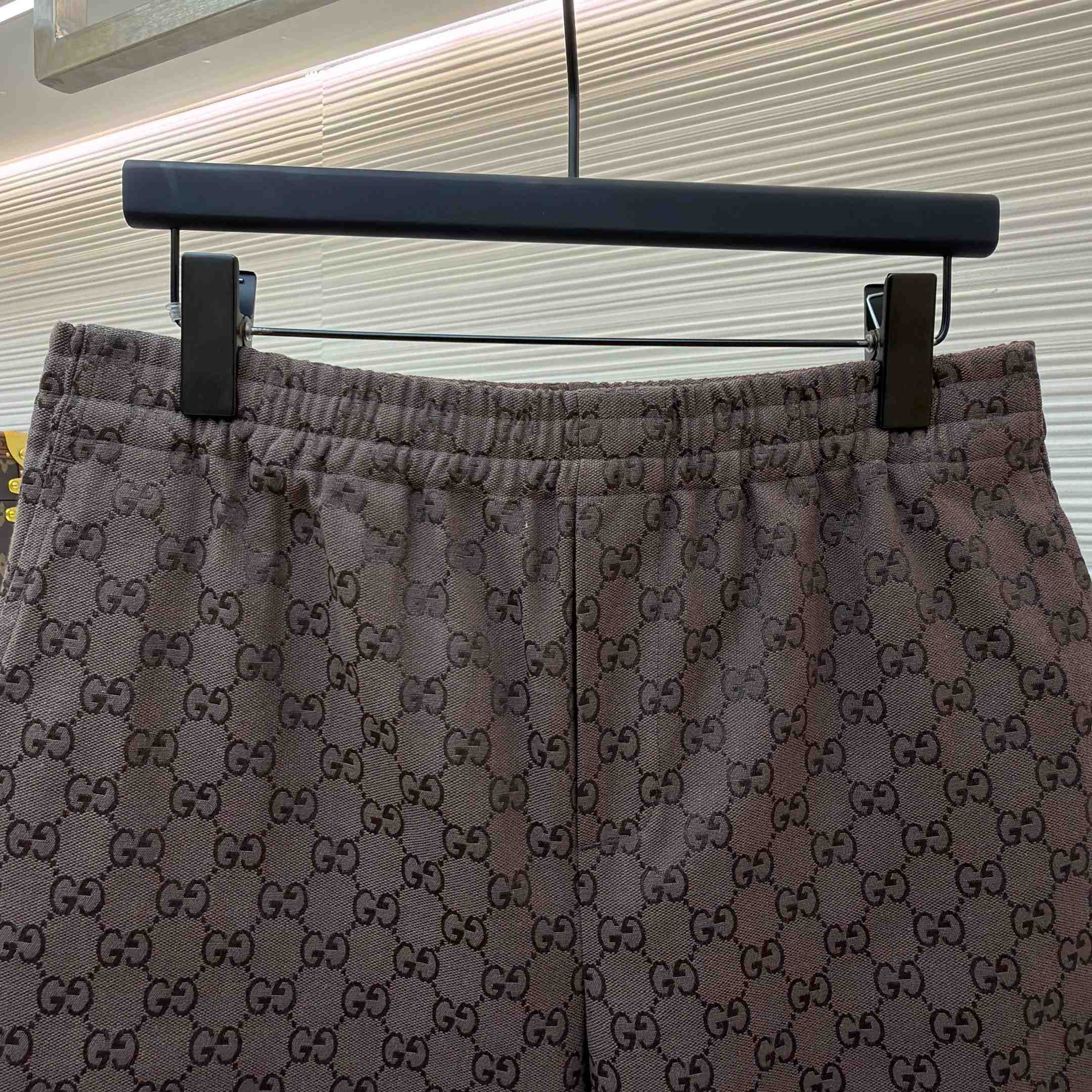 Gucci GG Canvas Linen Blen Shorts - DopestKickz