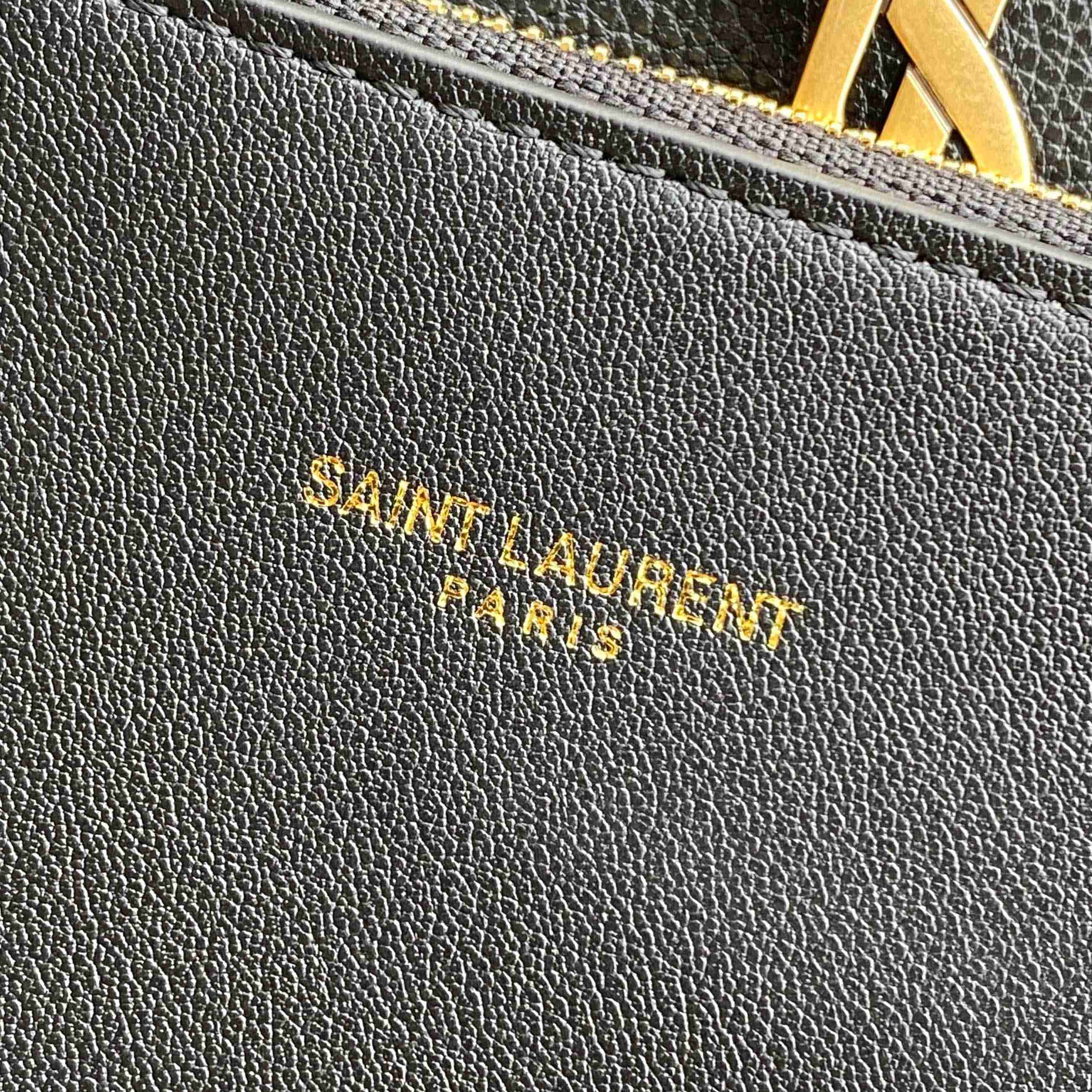 Saint Laurent LE 5 À 7 Supple Small In Grained Leather - DopestKickz