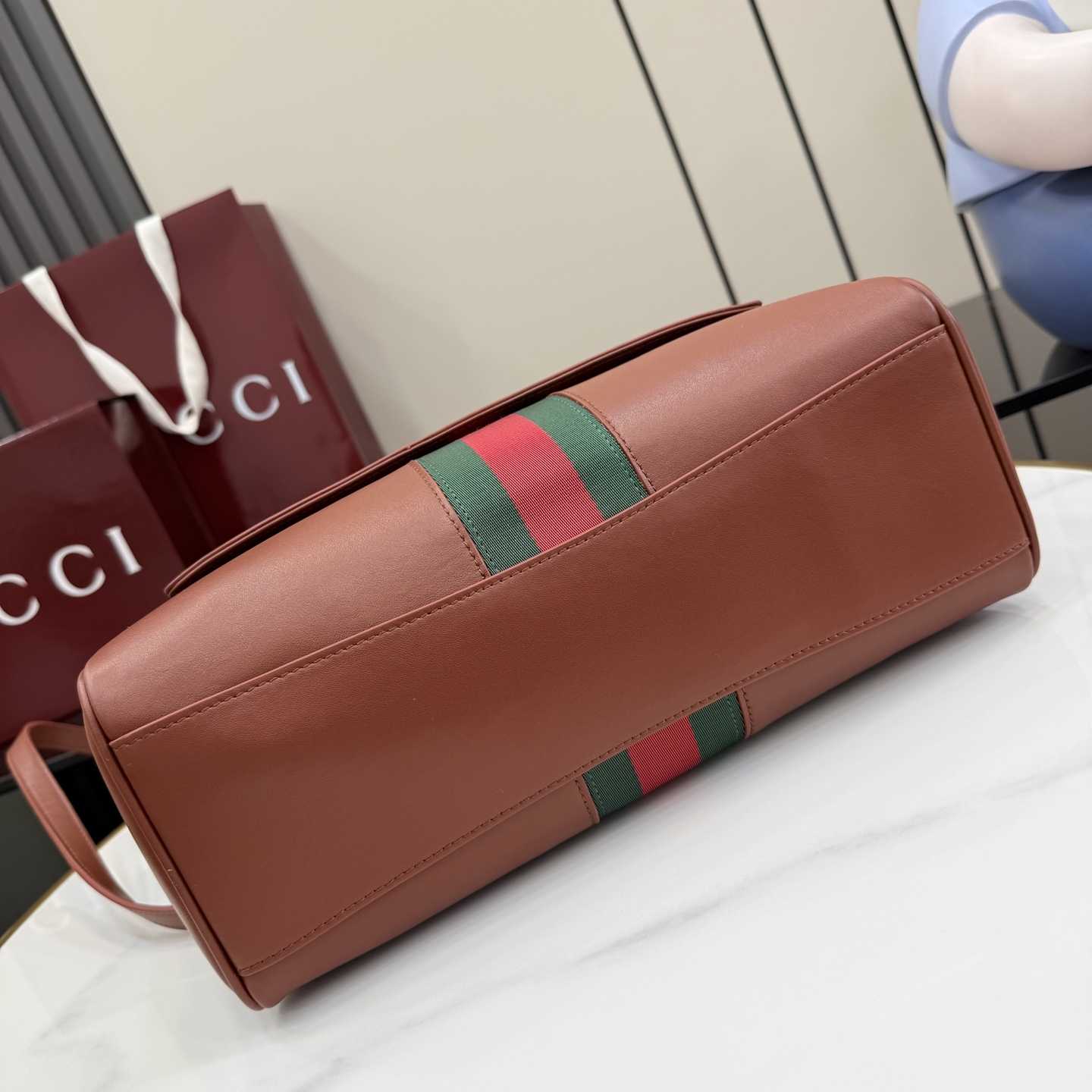 Gucci Paparazzo Medium Top Handle Bag - DopestKickz