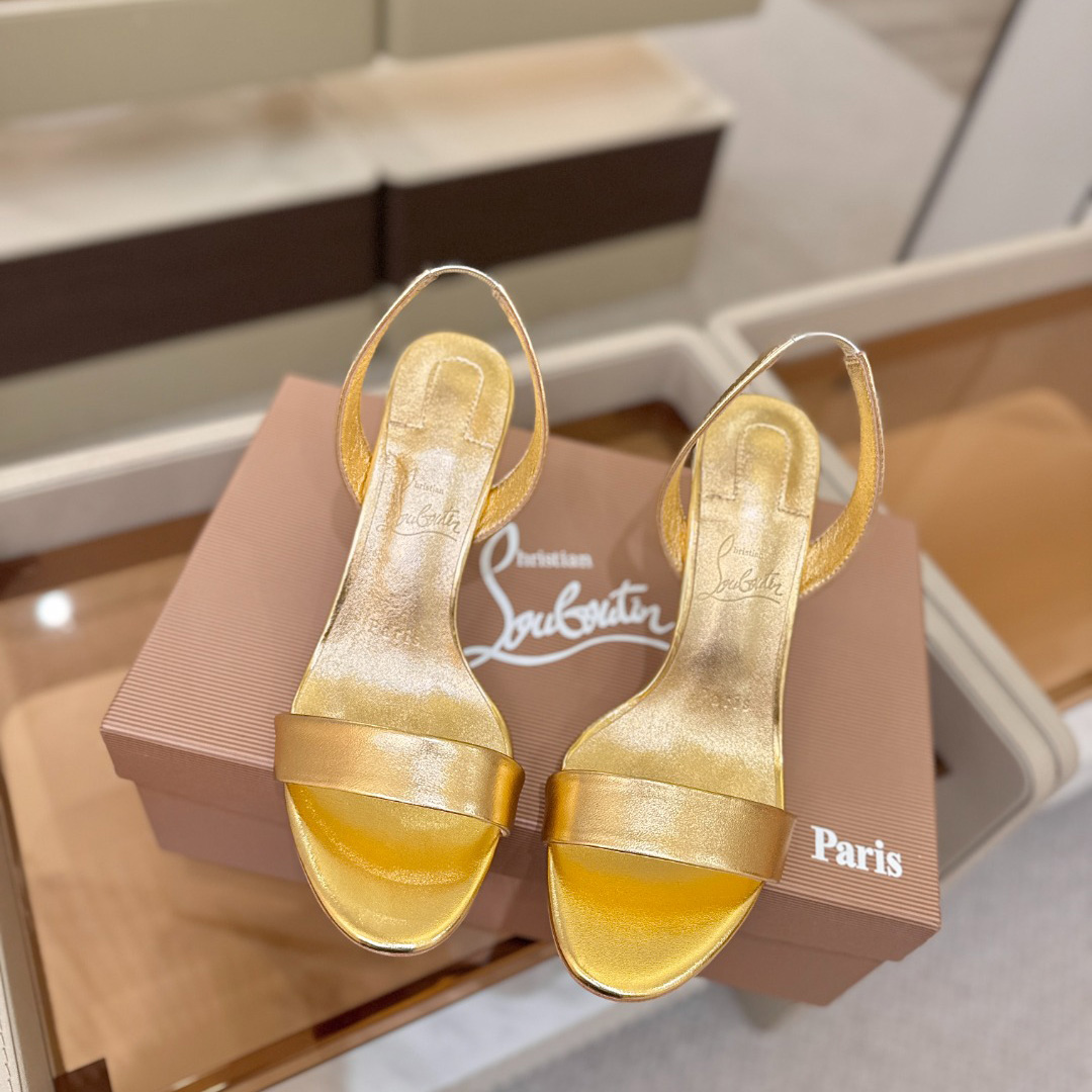Christian Louboutin Marilyn Leather Sandals - DopestKickz