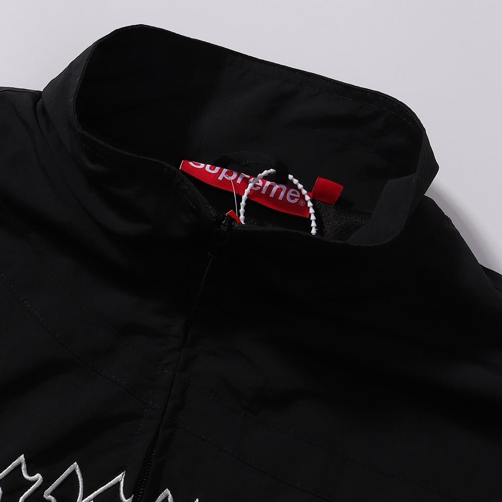 Supreme Old English Track Jacket 'Black' - DopestKickz